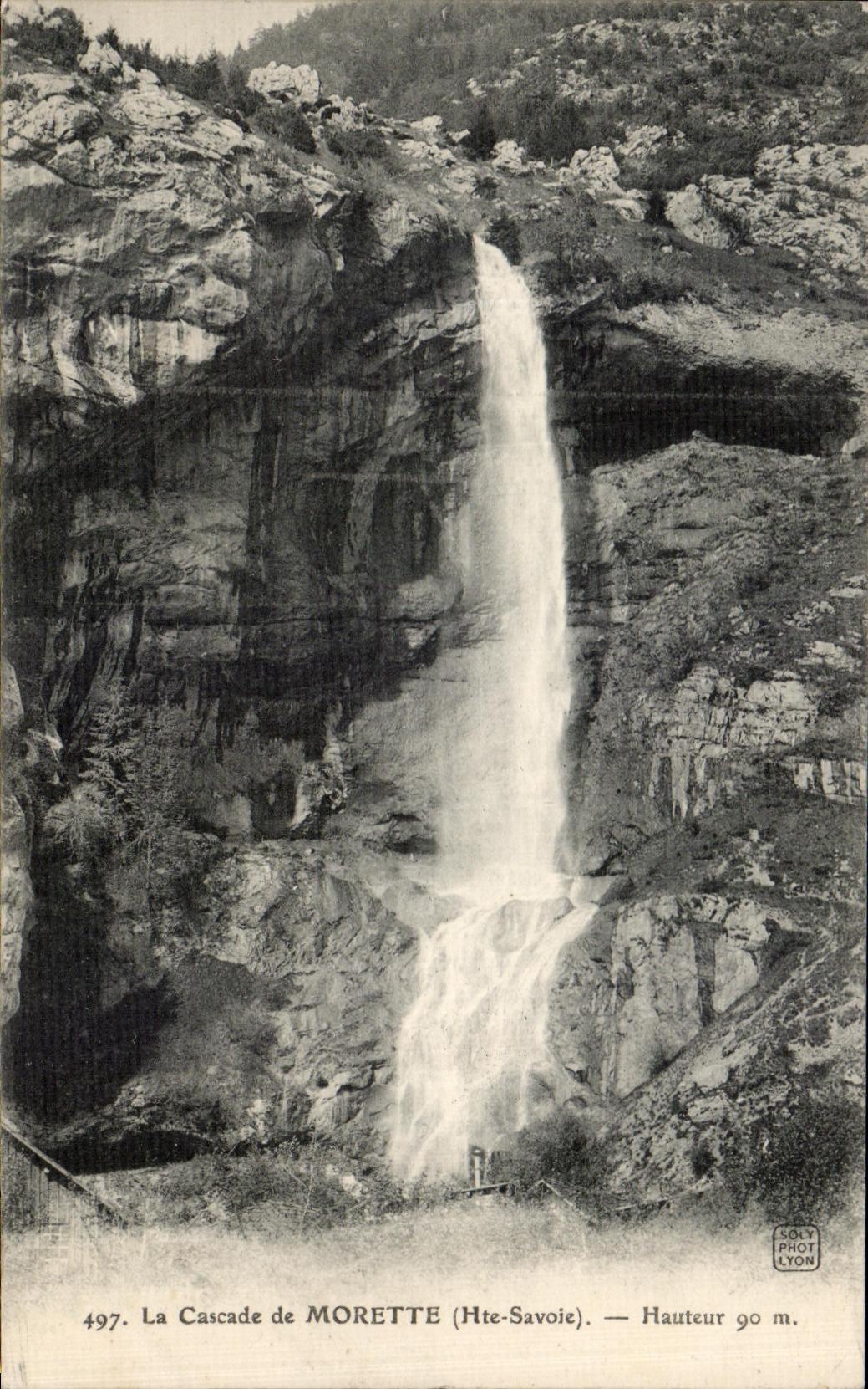 CPA the Cascade De Morlette