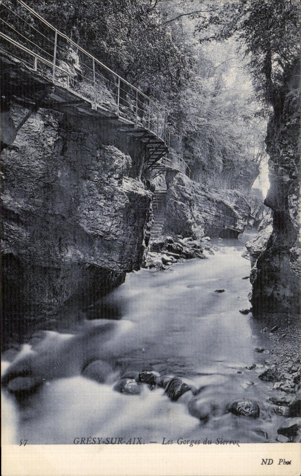 CPA Gresy on Aix throats of Sierroz