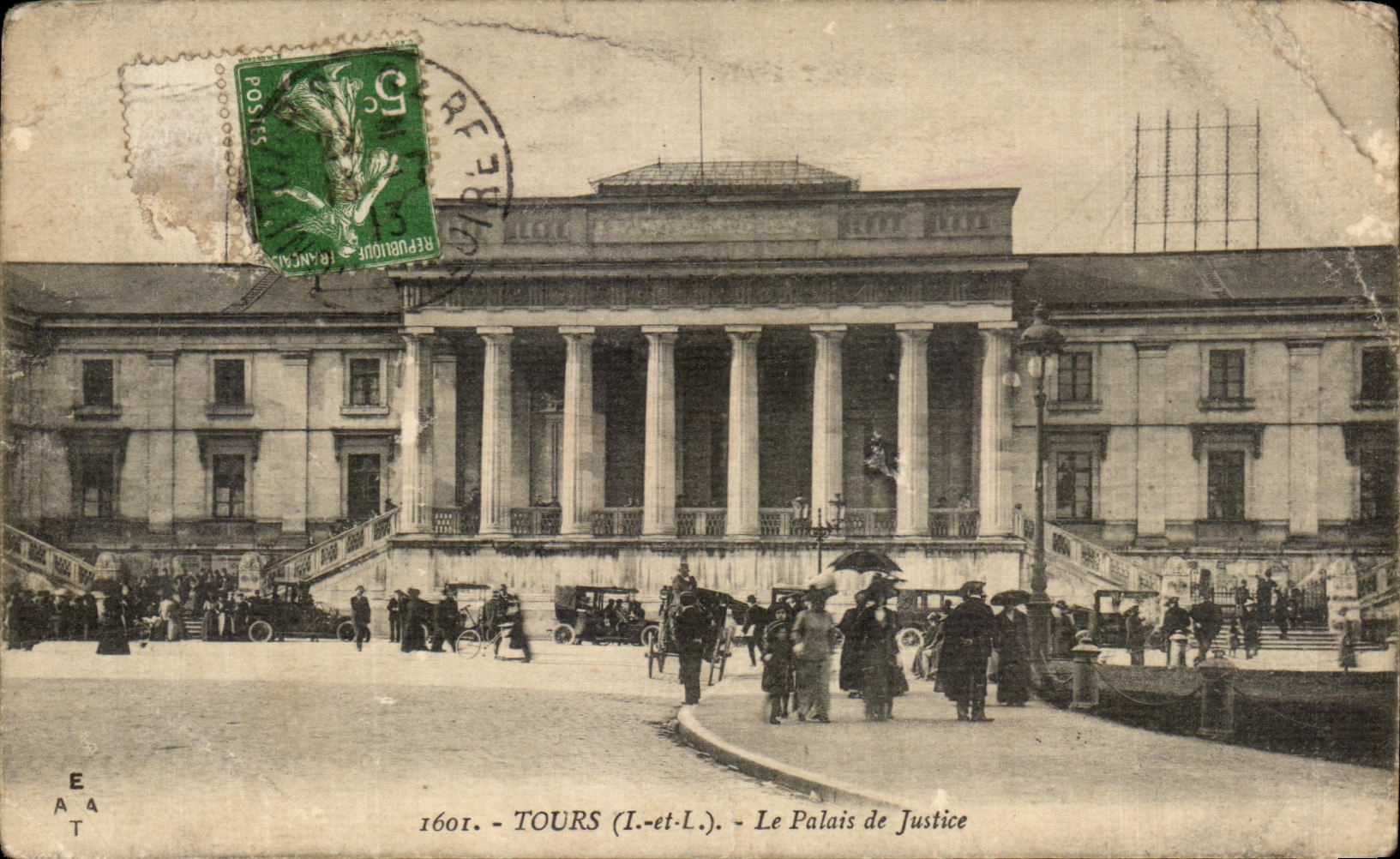 CPA Tours Le Palais de Justice