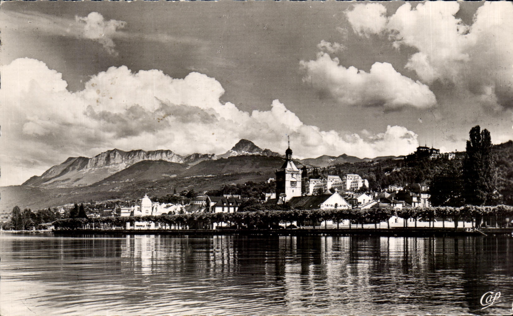 CPA Evian les Bains and the tooth of Oche