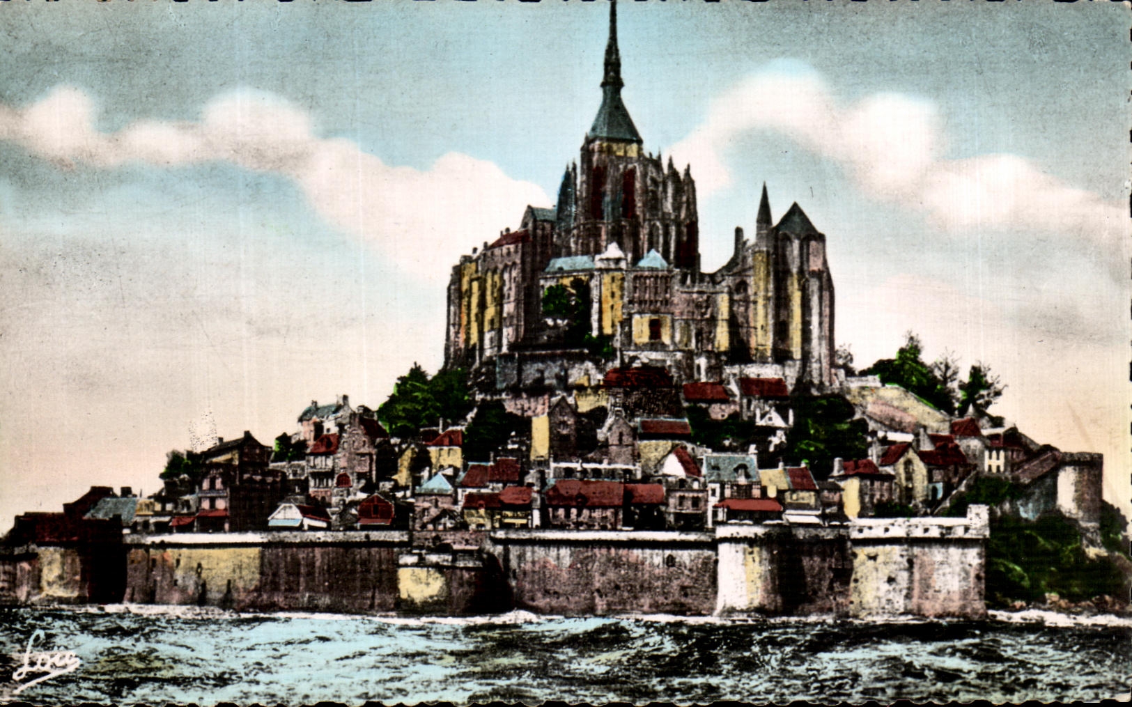 CPA Cote Emerald Mont Saint Michel the Dimension Is