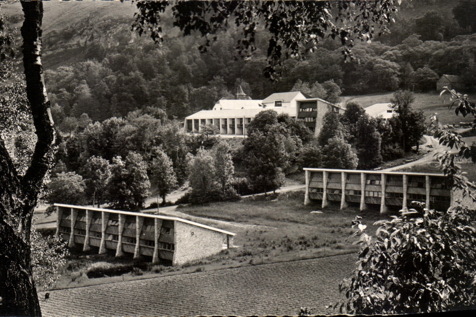 CPA Lourdes ISCED Holy Help Pierre View of the ISCED Help