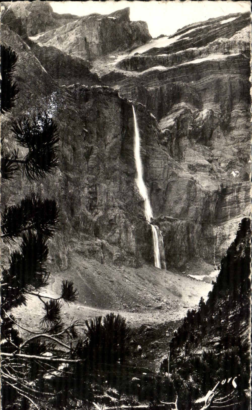 CPA Gavarnie the Circus and set cascades