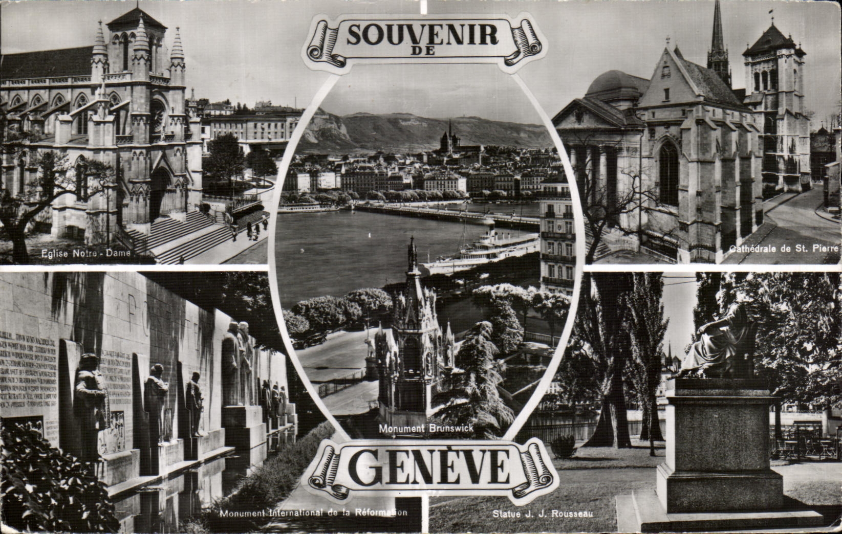 CPA Souvenir Of Geneva
