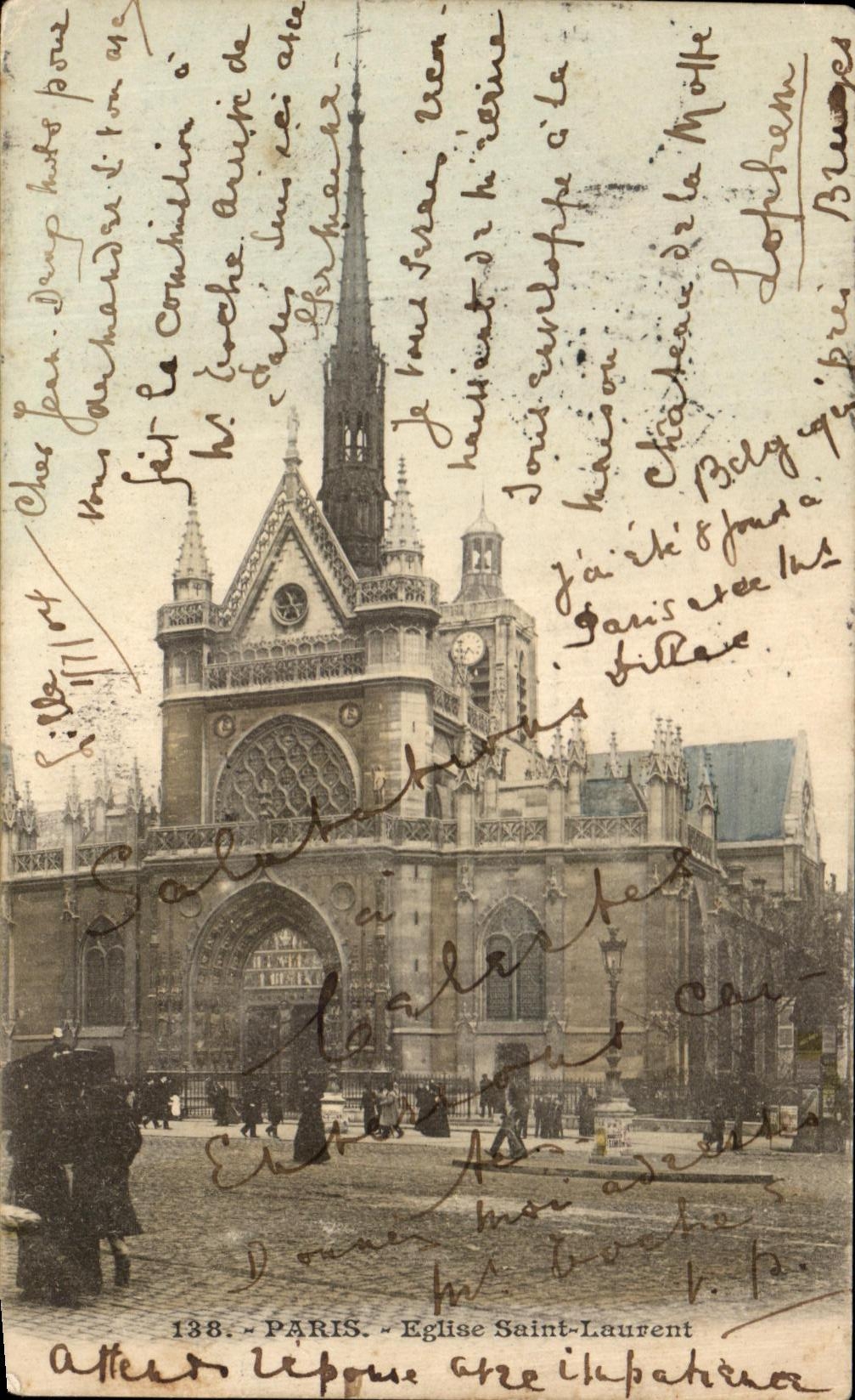 CPA Paris Saint Laurent Church