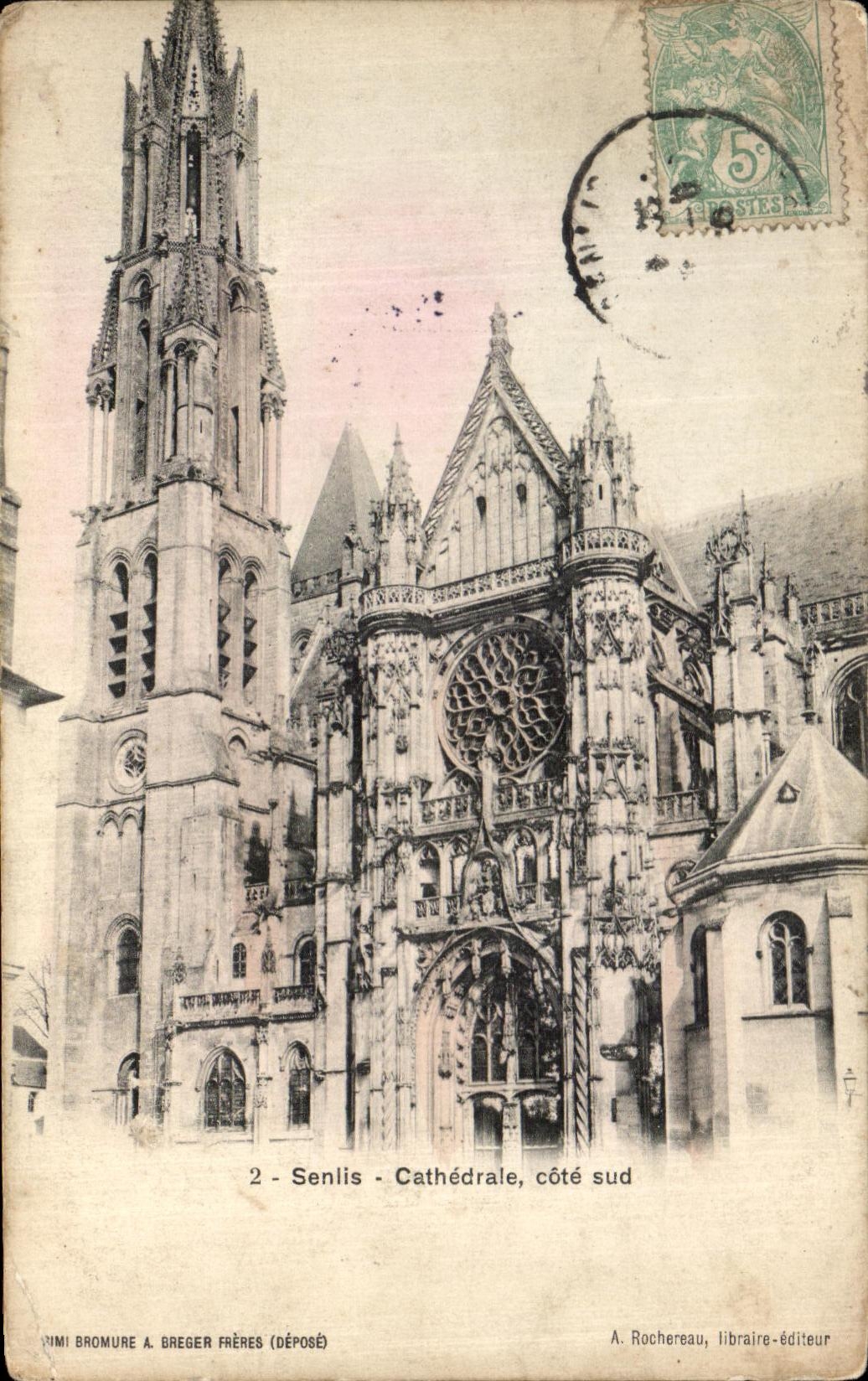 CPA Senlis Cathedral Southern part