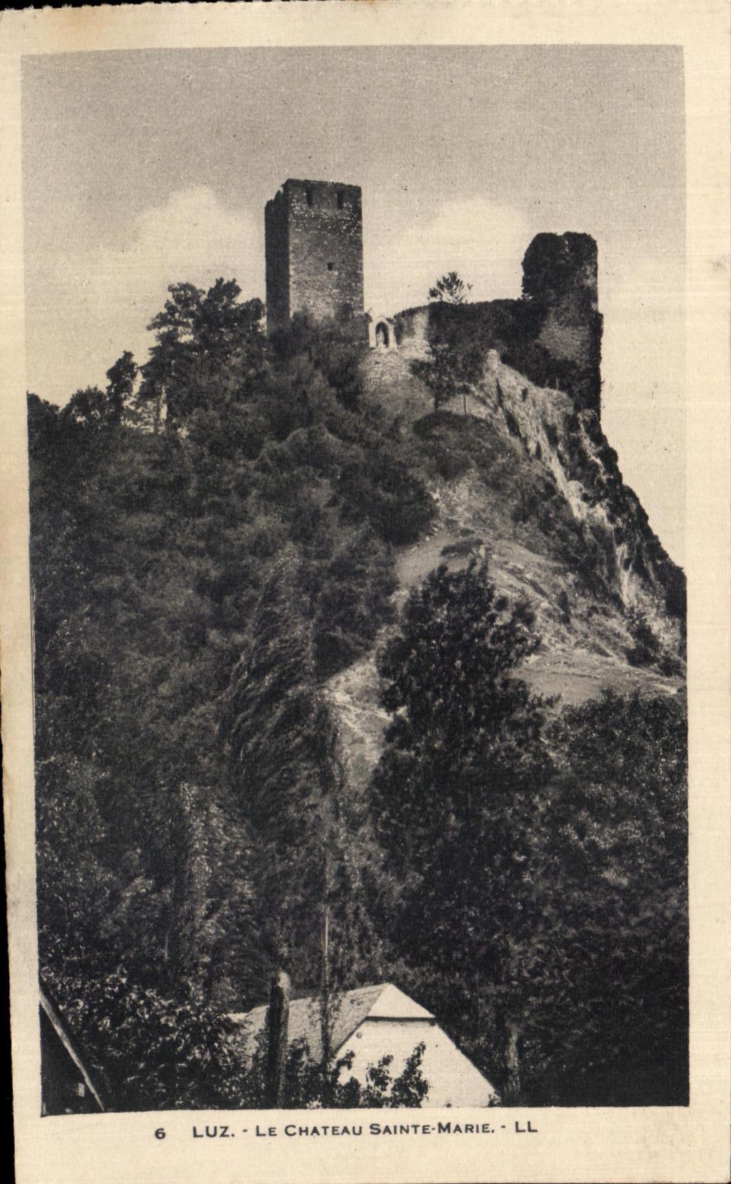 CPA Luz the Castle Sainte Marie