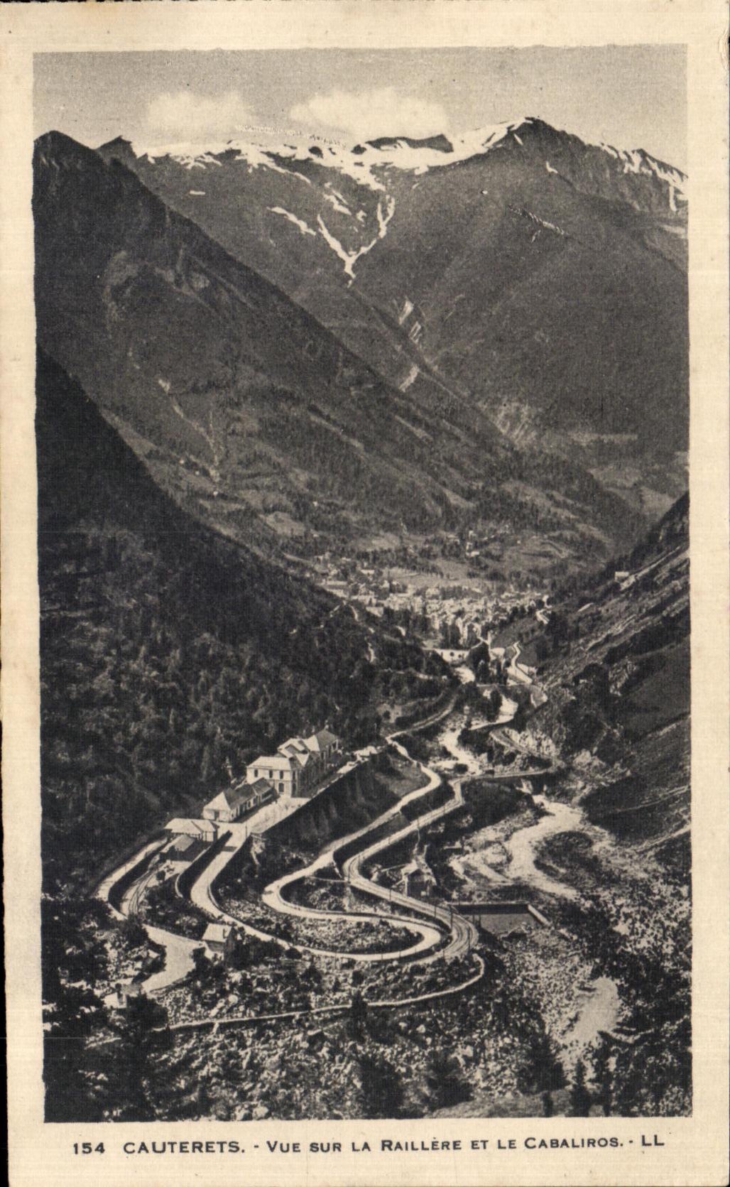 CPA Cauterets Seen On Raillere And Cabaliros