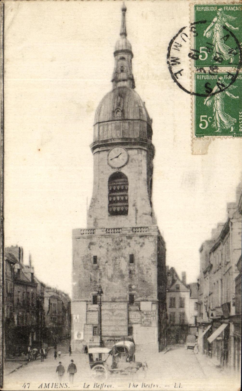 CPA Amiens the Belfry