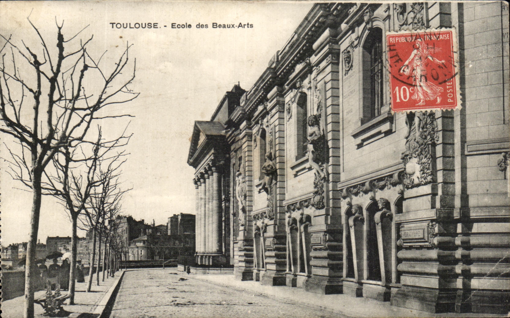 CPA Toulouse Ecole des Beaux Arts