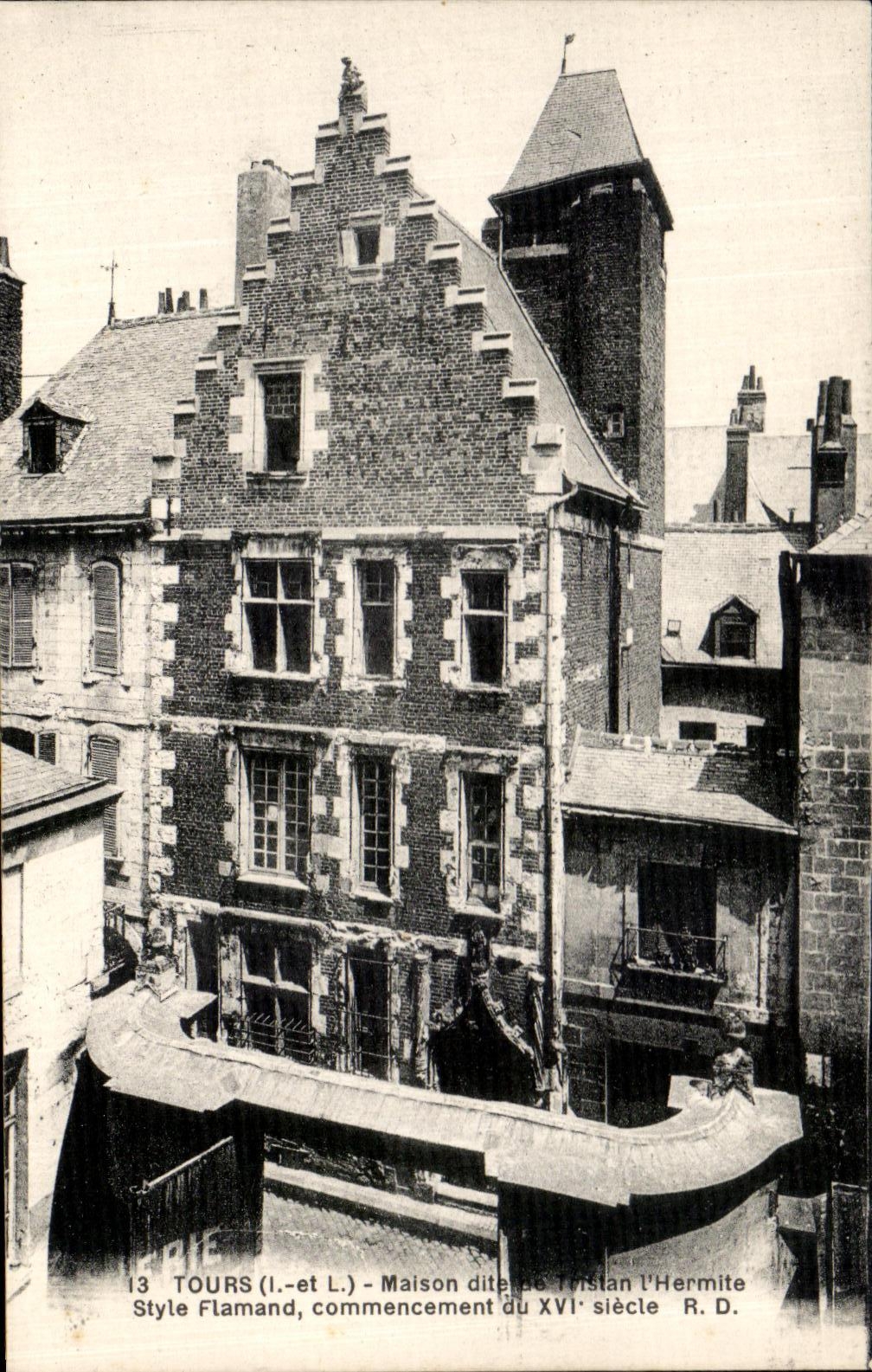 CPA Tours Maison dite Tristan l'Hermite Style Flamand