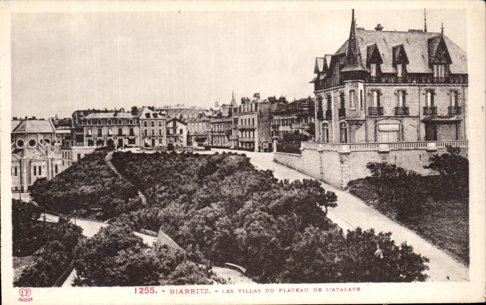 CPA Biarritz Les Villas Du Plateau De L'Atalaye