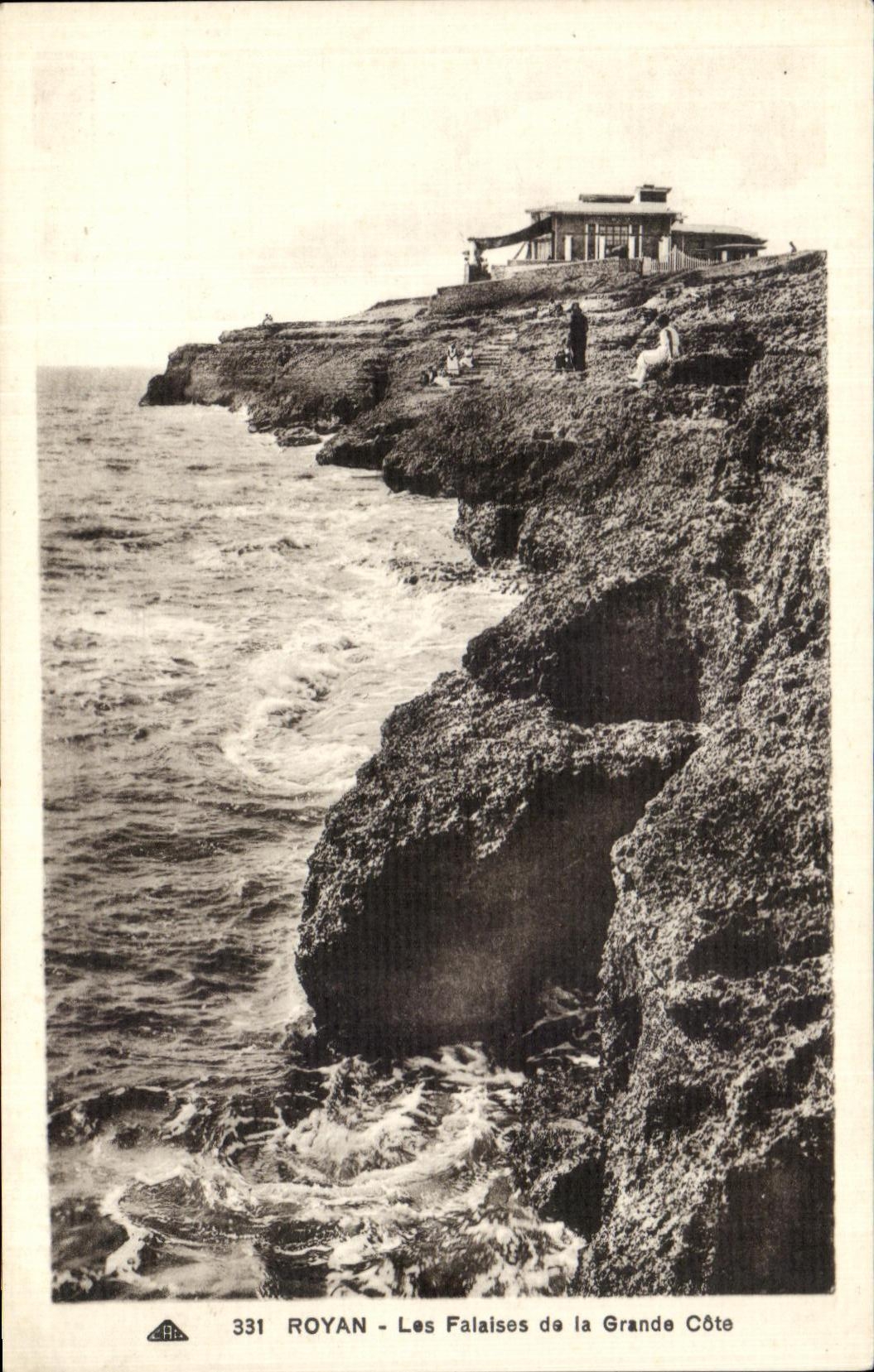 Acantilados de CPA Royan de la gran dimension