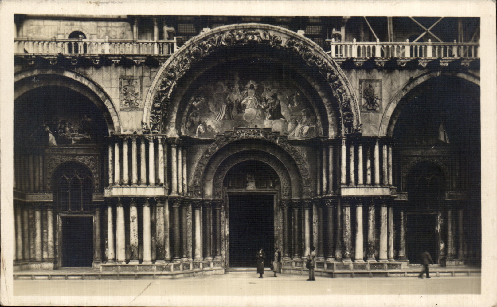 CPA Venezia Basilica di S Marco Dettaglio delle Centali Gate