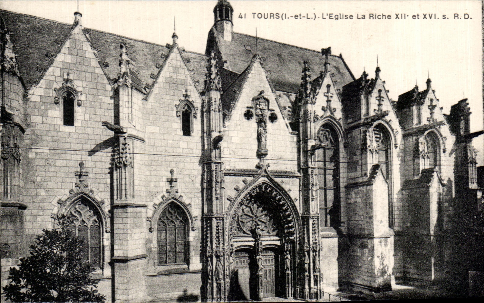 CPA Tours L'Eglise La Riche