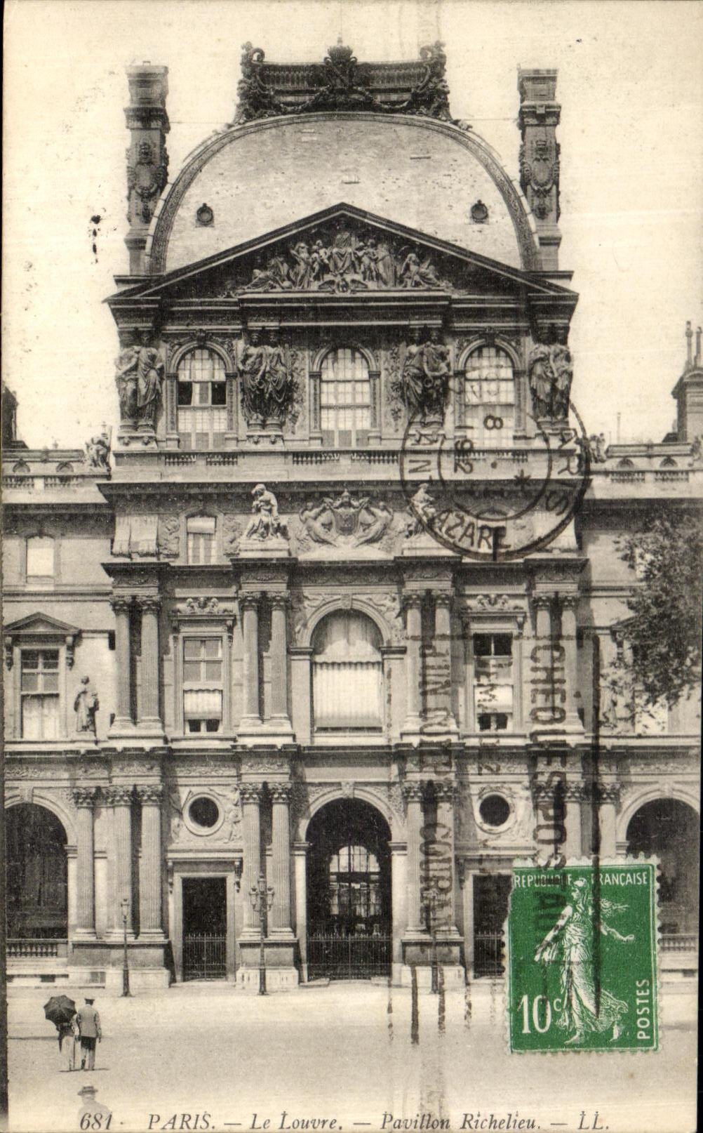 CPA Paris Louvre Richelieu House