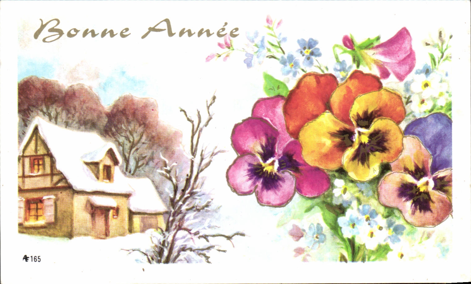 La fantasia MODERNA de la TARJETA florece a buen Anne