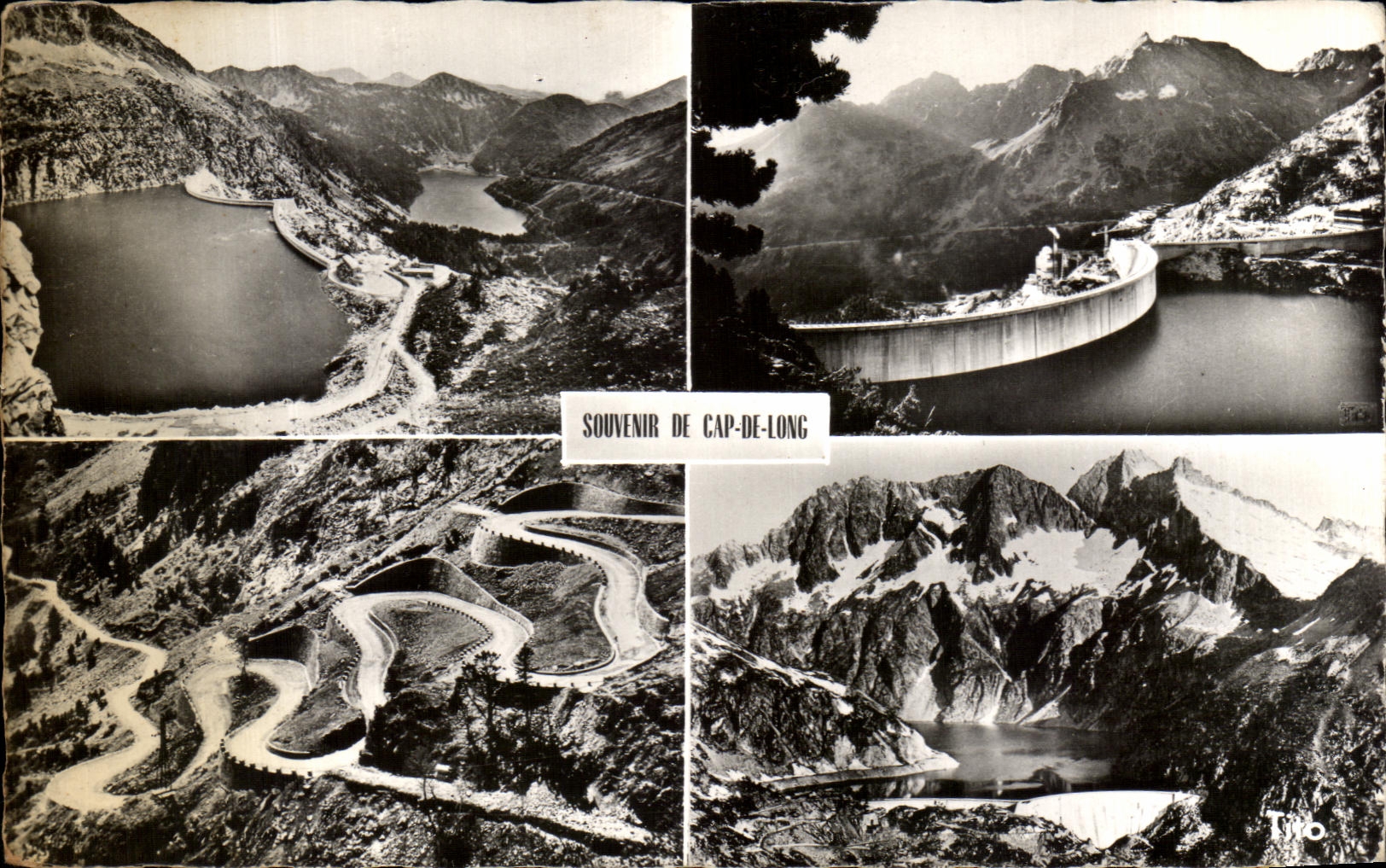 CPA Valley D' Aure Dam Cape De Long Lakes Of COP