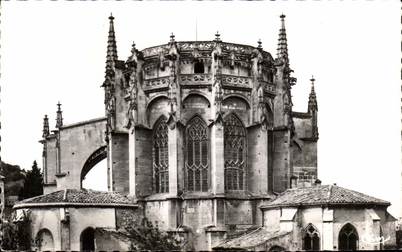 CPA Fish ponds on the Rhone Bedside of the Cathedral