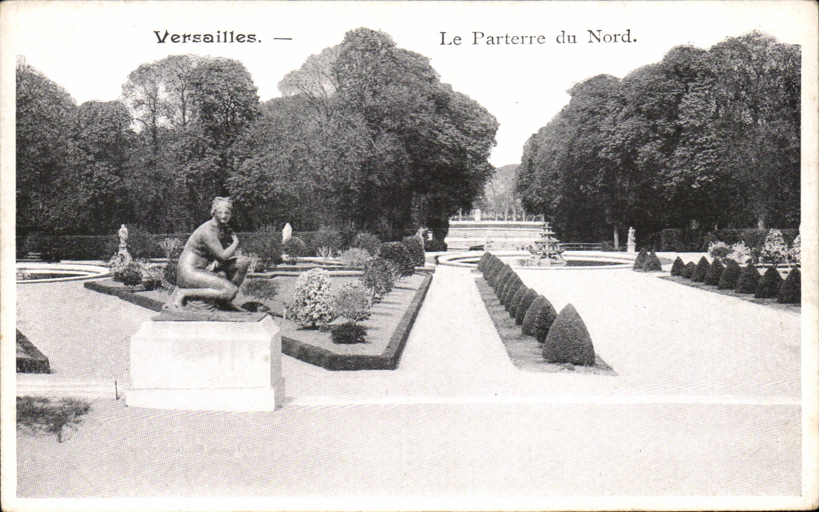 CPA Versailles Le Parterre du Nord