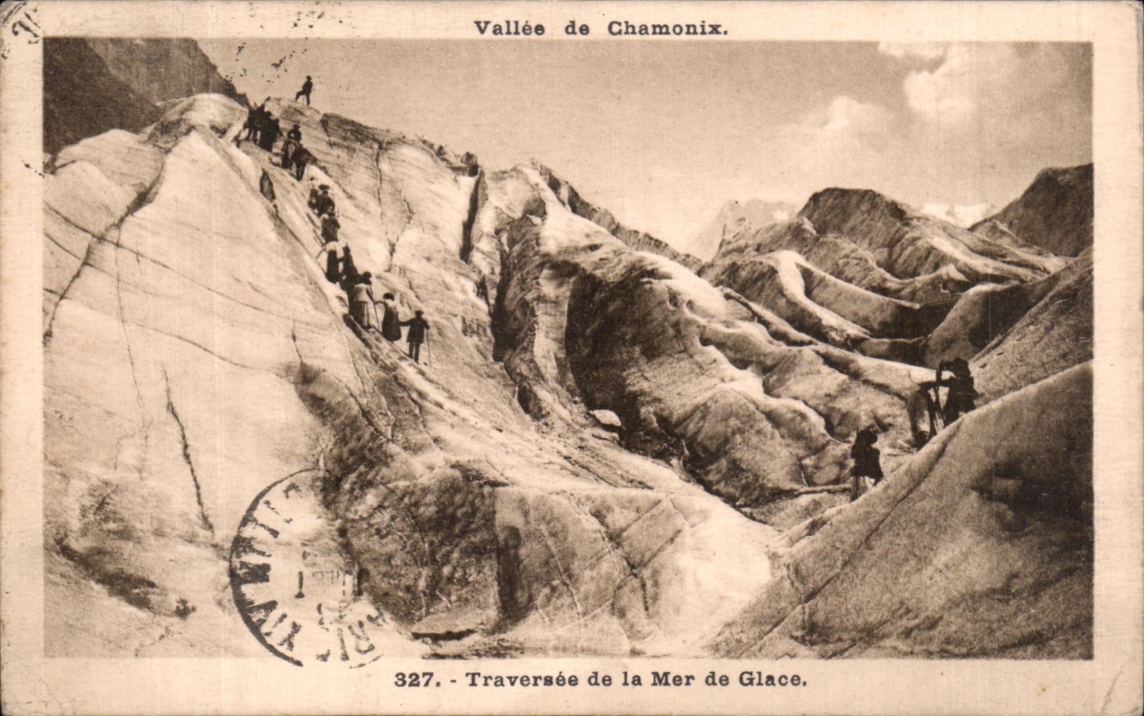 CPA Crossed of the Sea of Ice Valley of Chamonix Alpinism