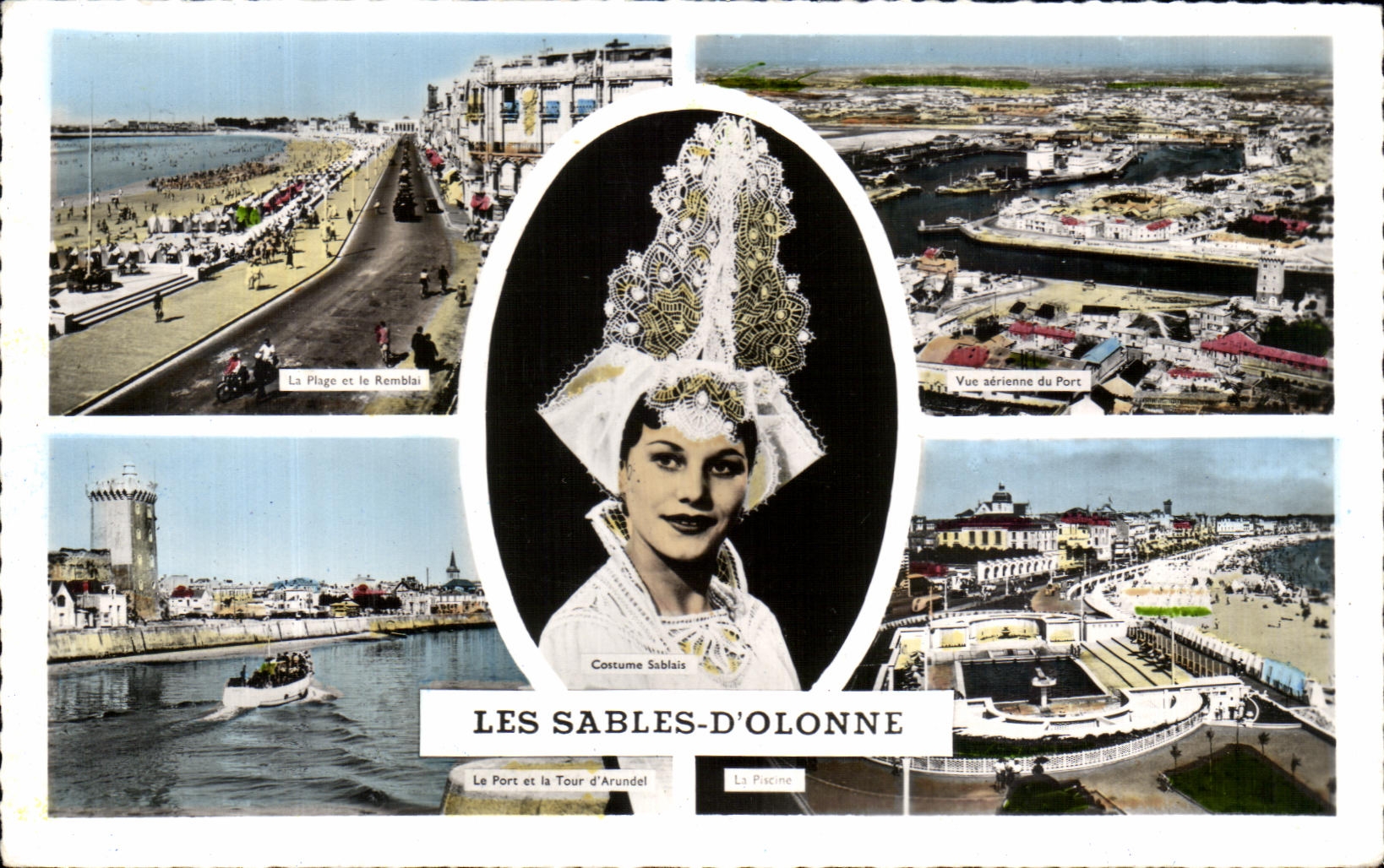 CPA Sables d'Olonne Folklore Costume