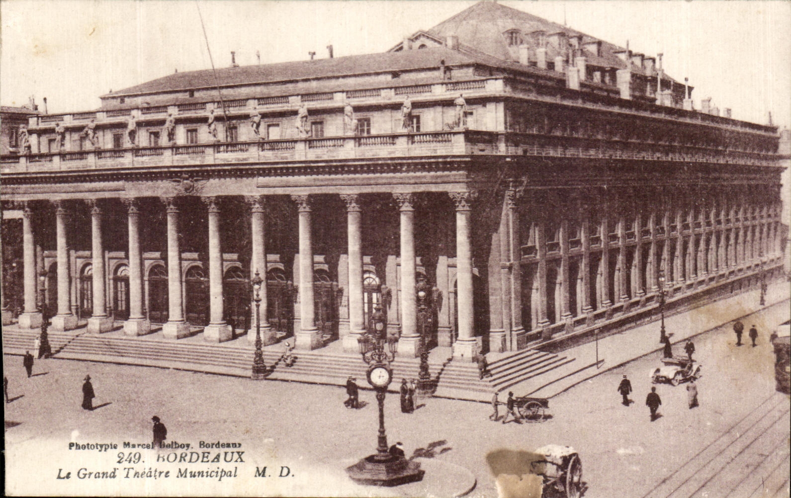CPA Bordeaux the Large Municipal Theater