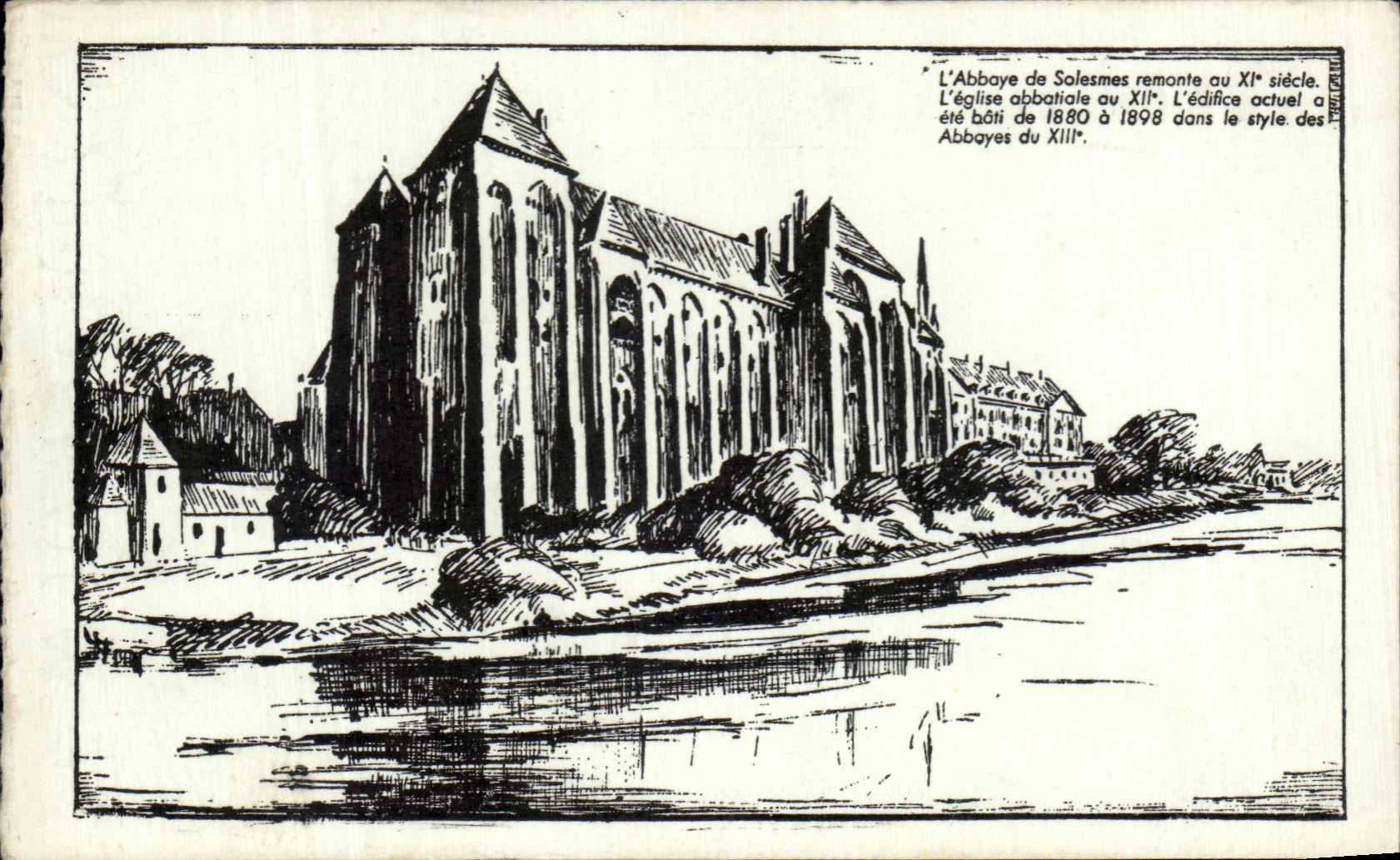 CPA the Abbey of Solesmes