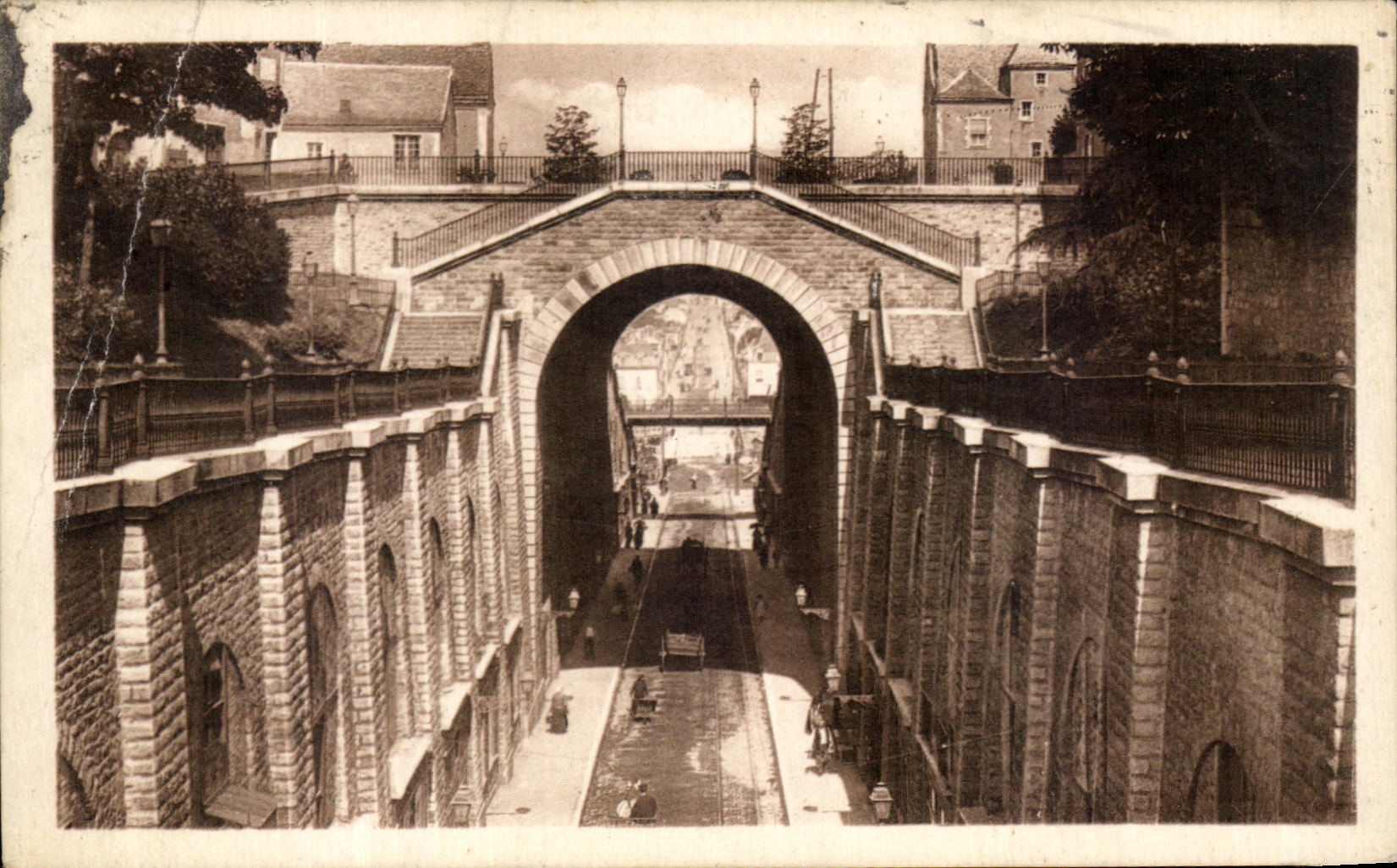 CPA Mans View of the Tunnel