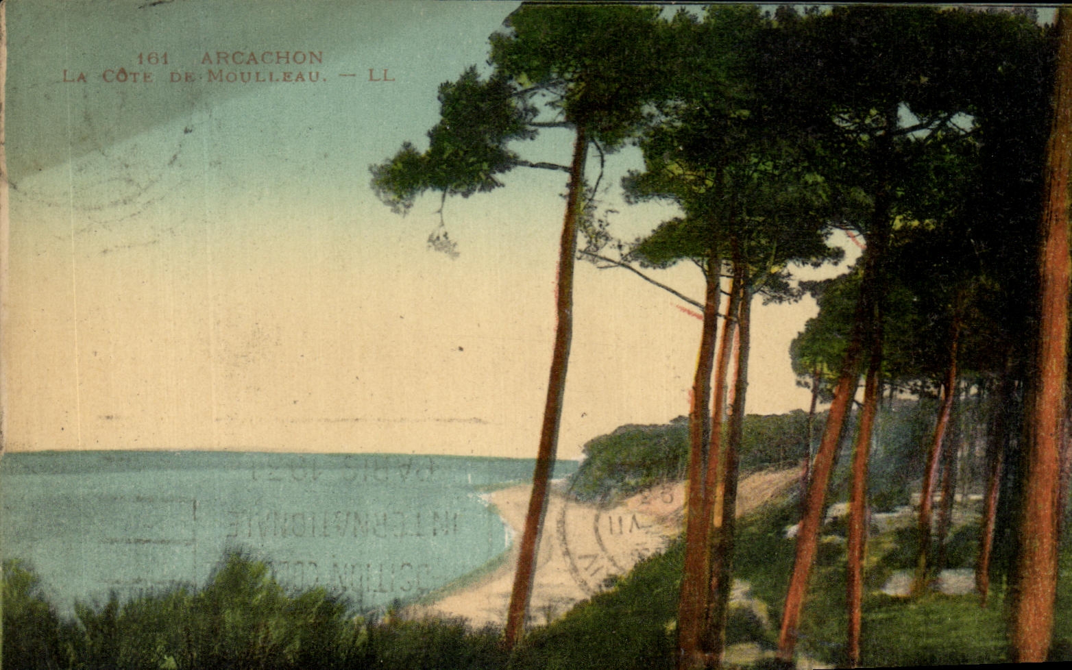 CPA Arcachon La Cote De Moulleau