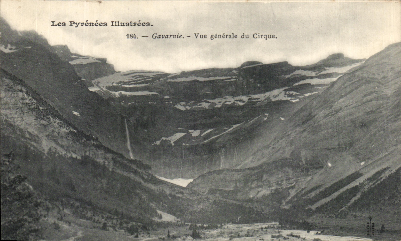 CPA the Illustrated Pyrenees Gavarnie View of the Circus