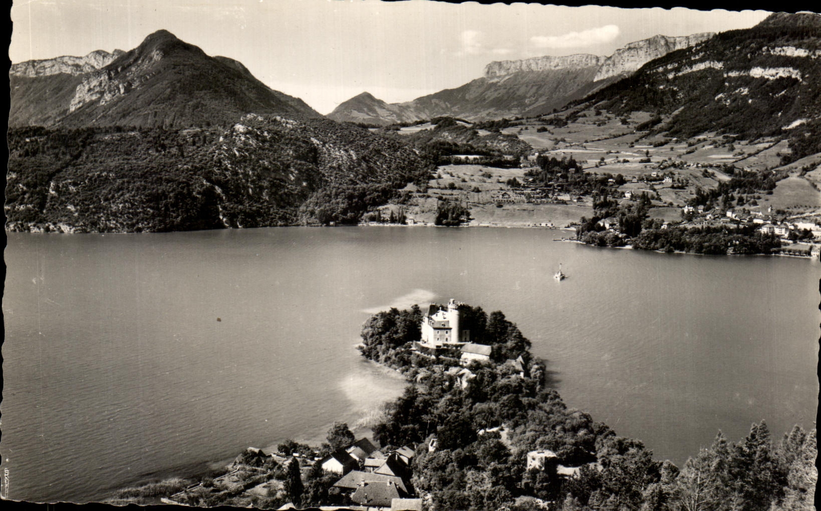 CPA Lake Annecy Duingt the Castle And the Collar Of bluffy