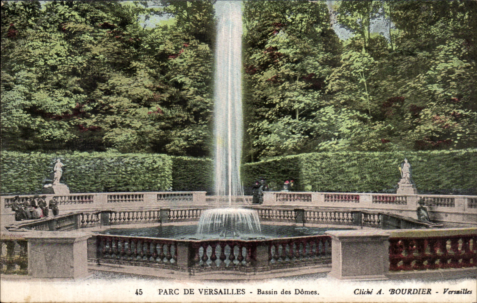 CPA Parc De Versailles Bassin Des Domes