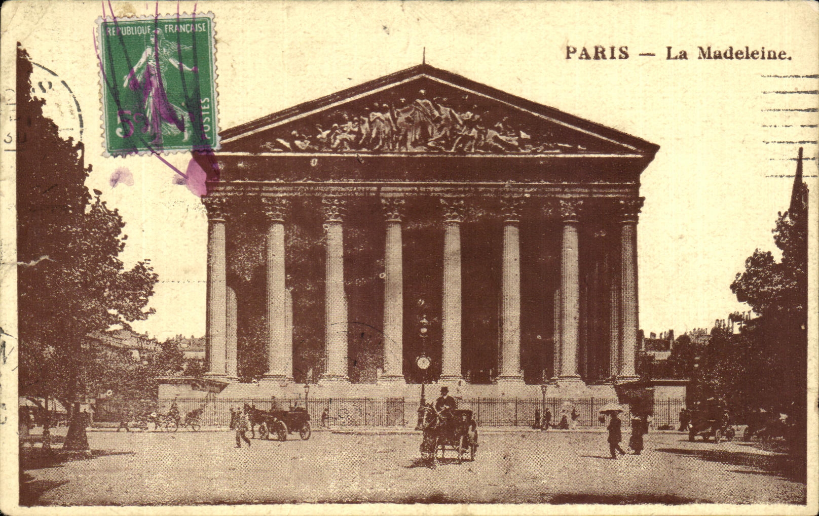 CPA Paris the Madeleine