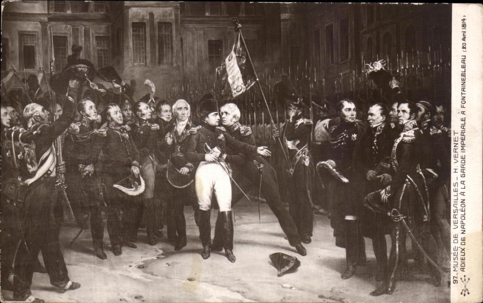 CPA Museum Of Versailles H Vernet Good-byes of Napoleon to the Imperial Guard Militaria