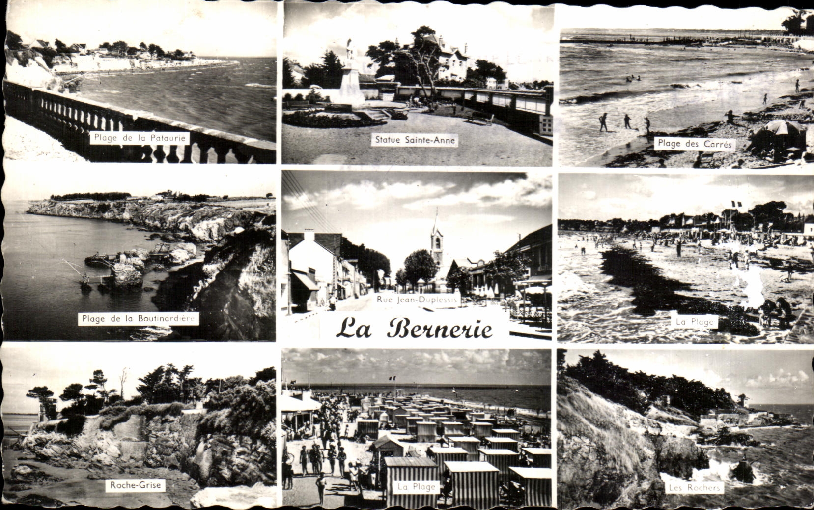 CPA Bernerie Statue Saint Anne