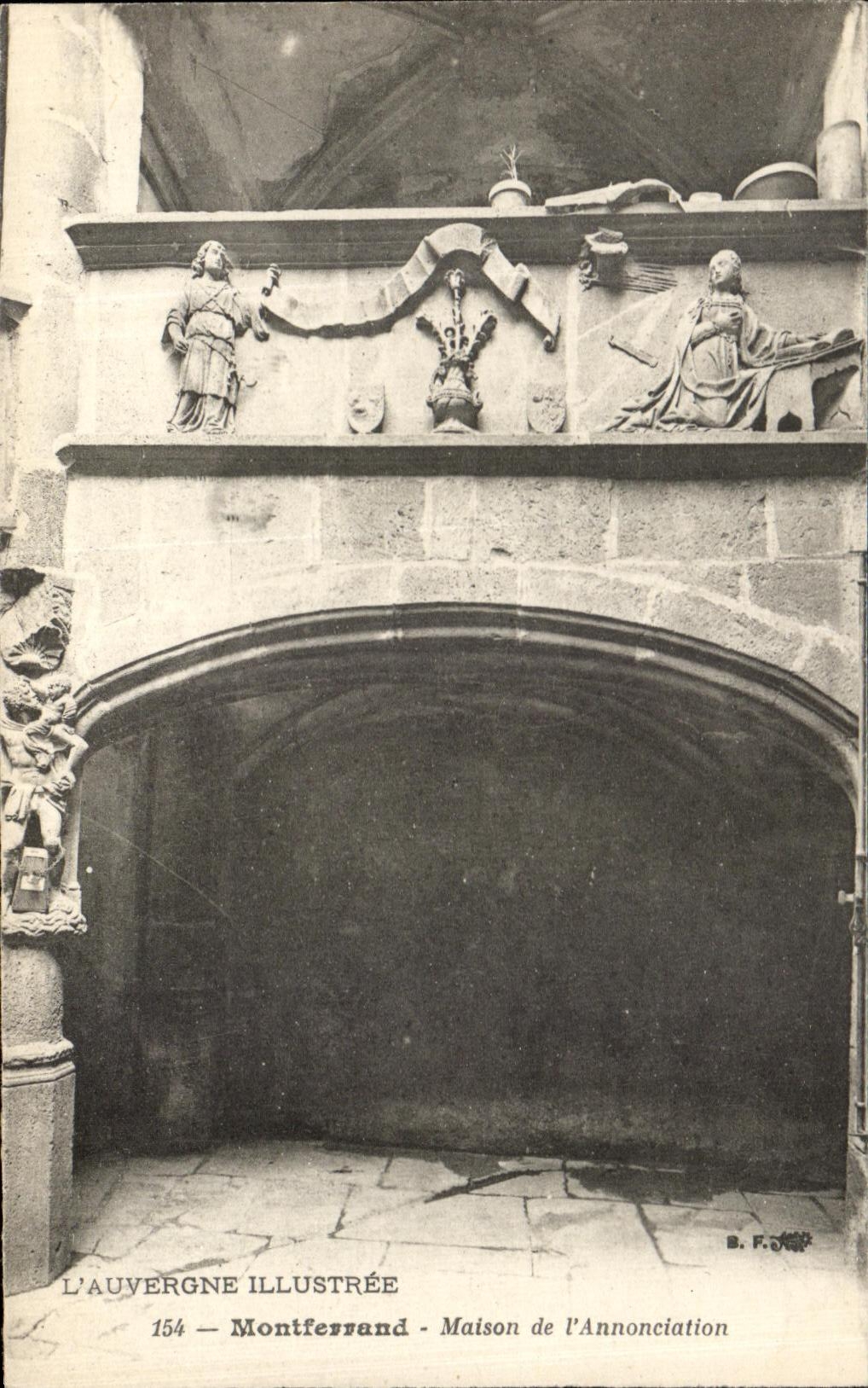 CPA Illustrated Auvergne Montferrand House of the Annunciation