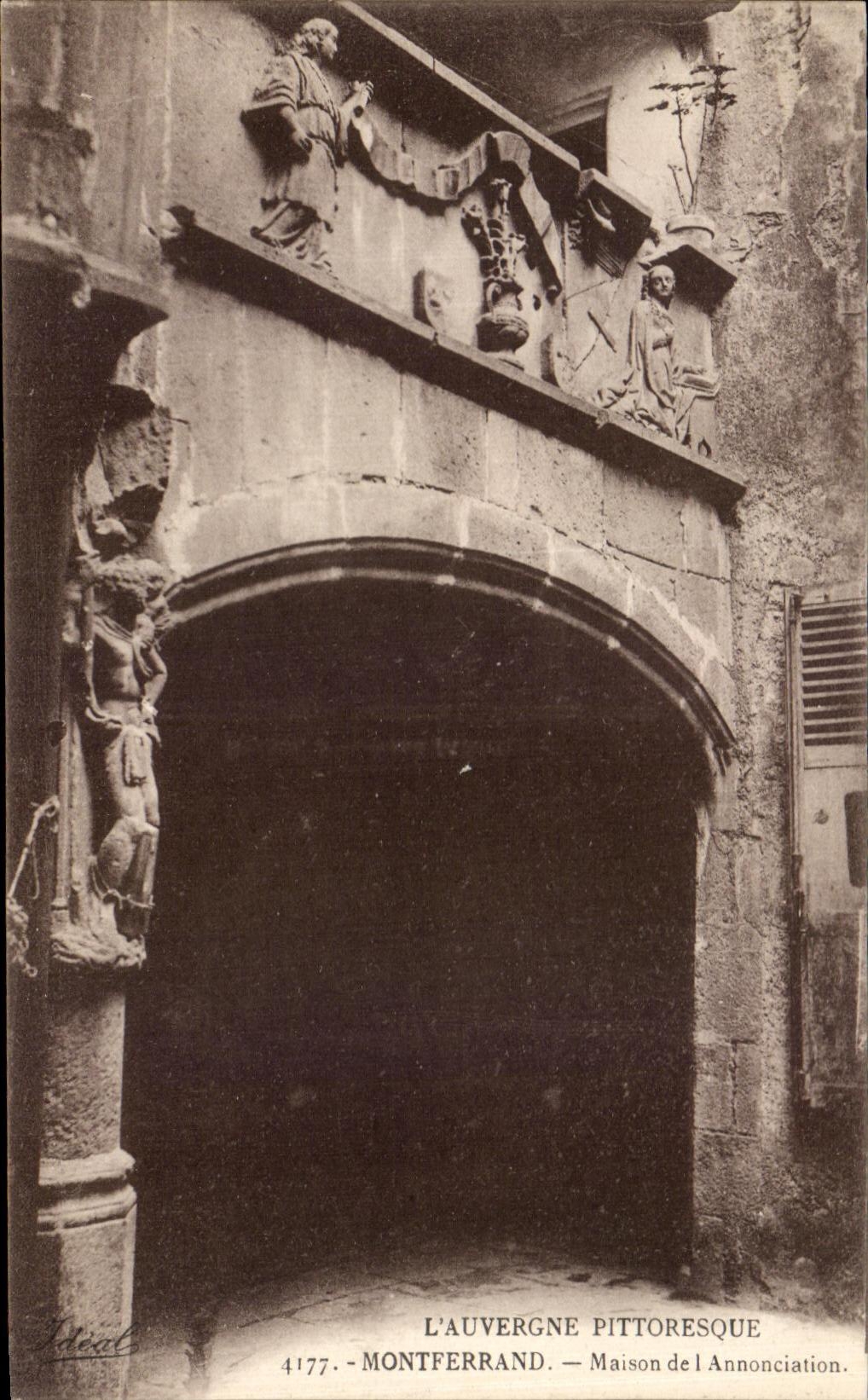 CPA Illustrated Auvergne Montferrand House of the Annunciation