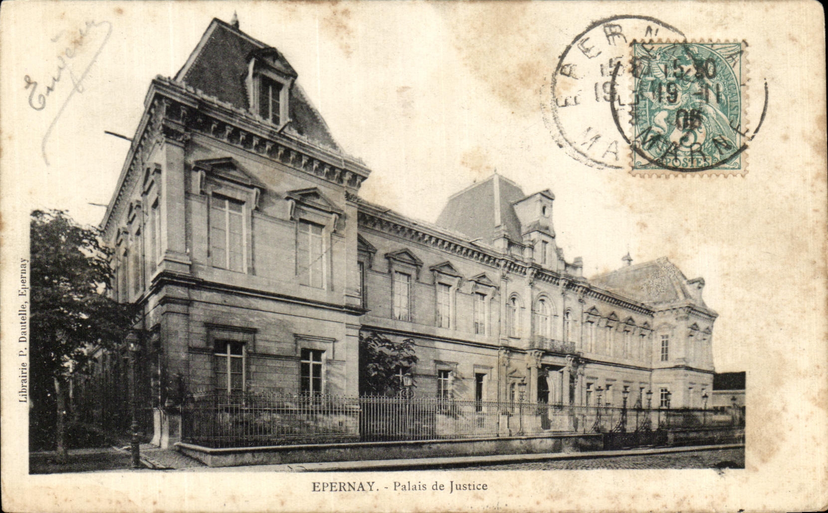 CPA Epernay Palais de Justice