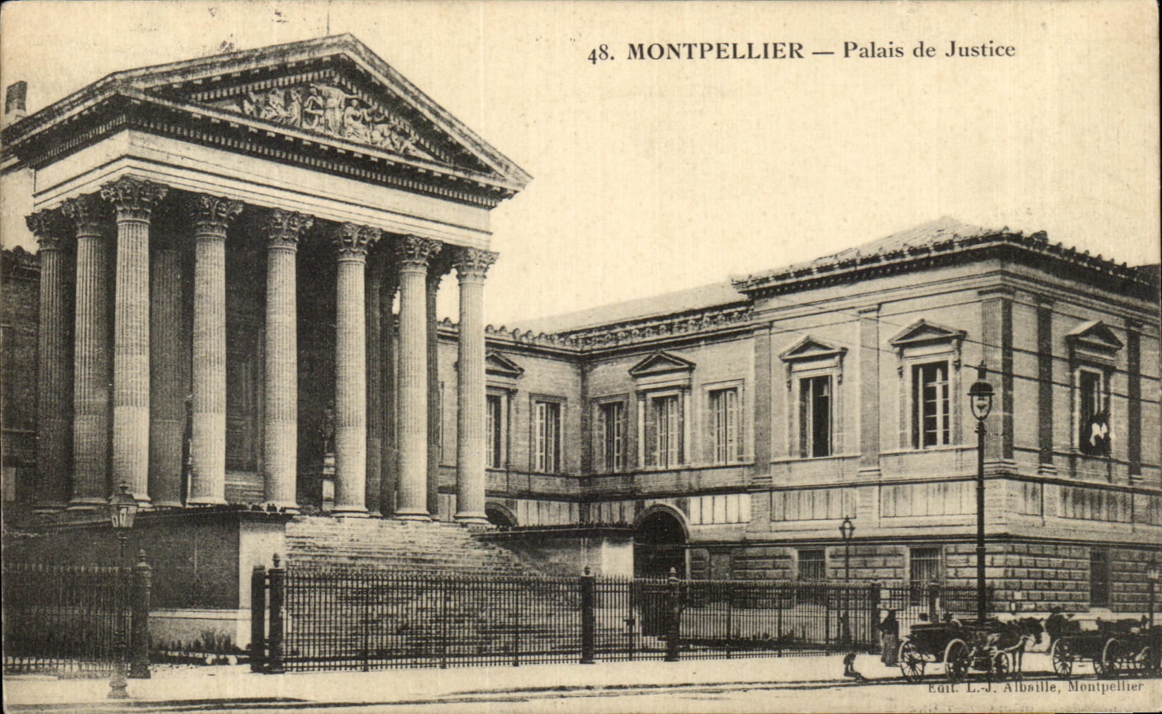 CPA Montpellier Le Palais de Justice