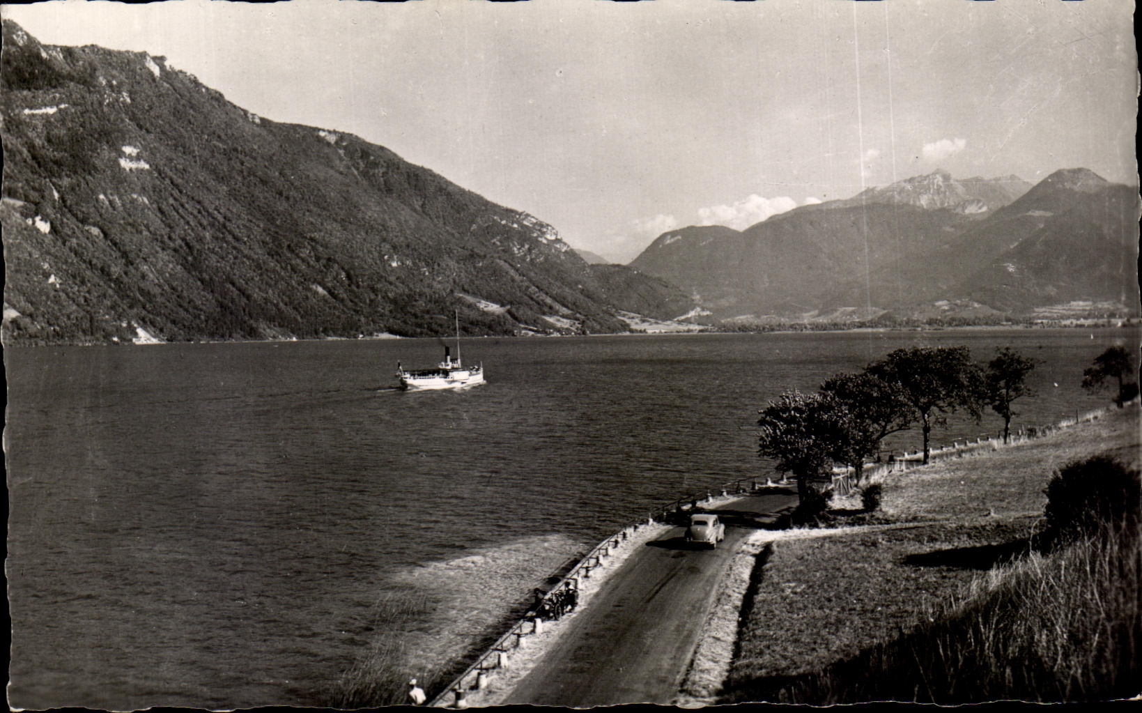 CPA Lake Annecy the End of the Lake