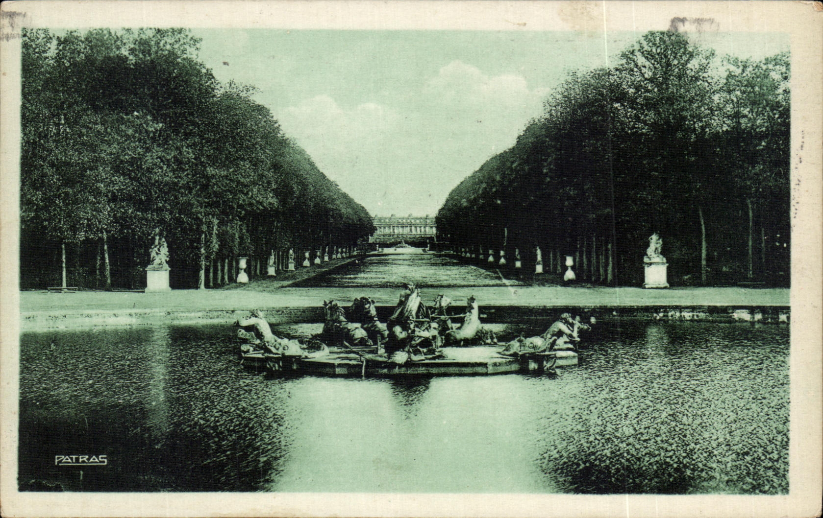 CPA Versailles Le Bassin d'Apollon et le Tapis Vert