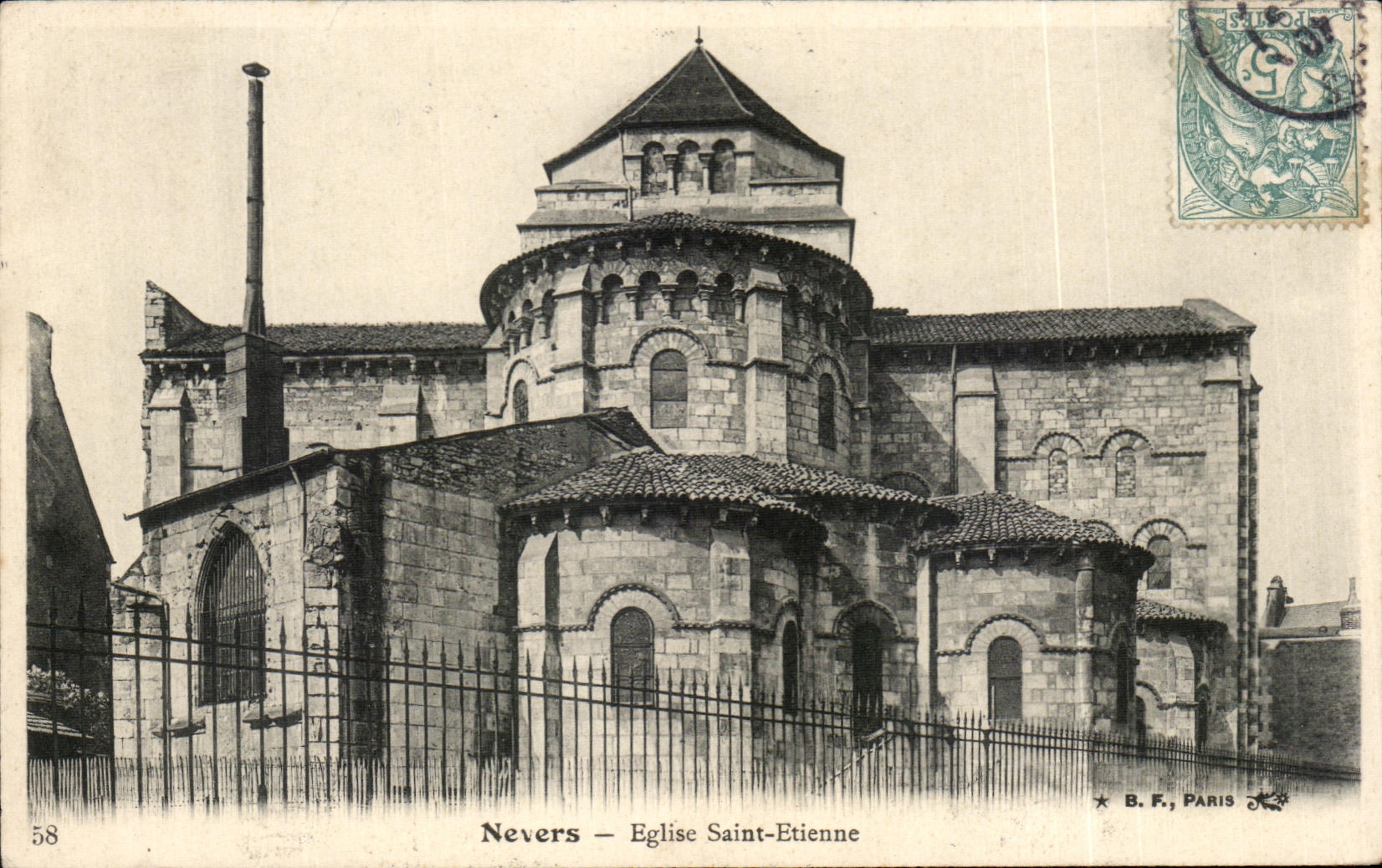 Iglesia Saint-E'tienne de CPA Nevers