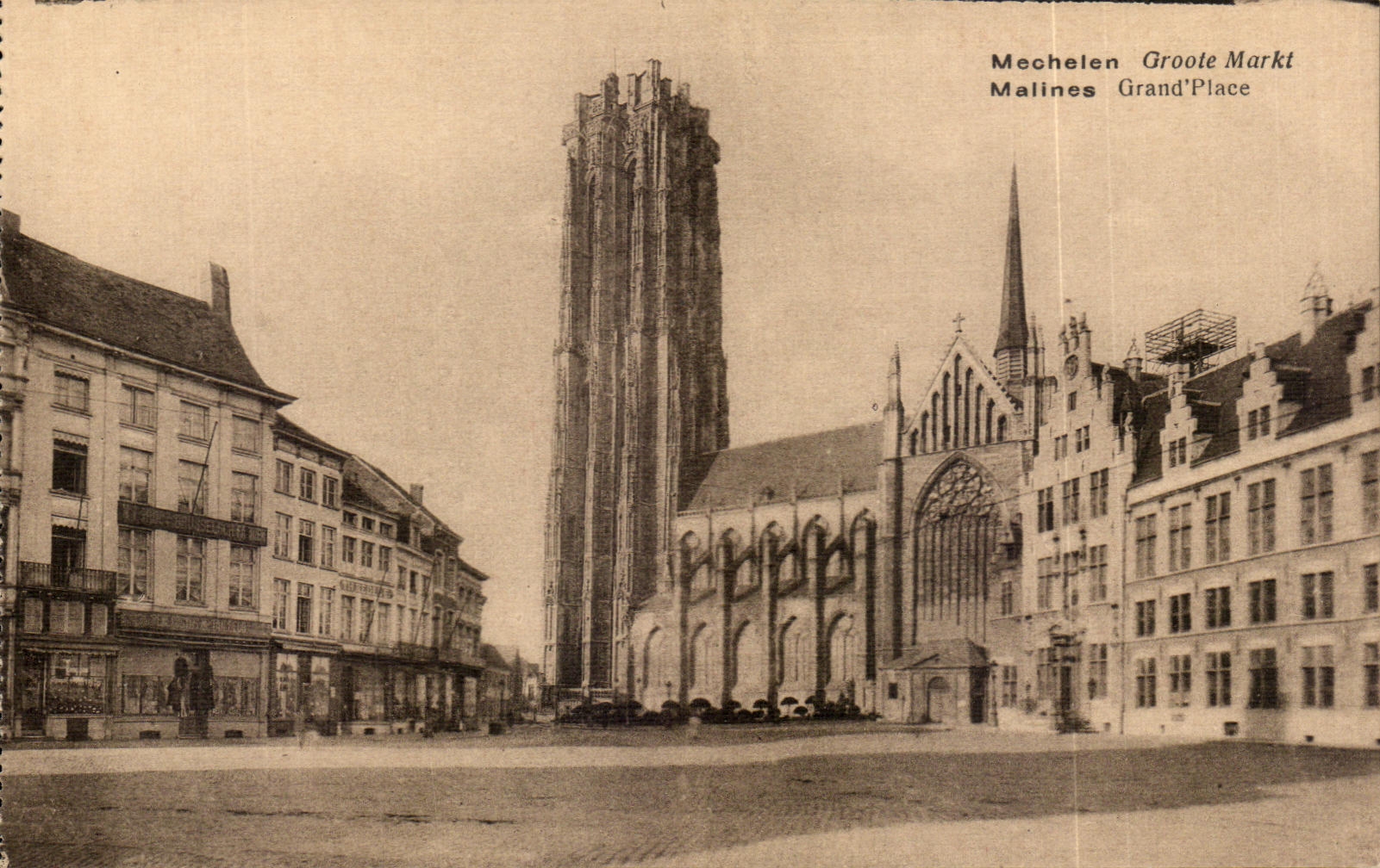 Large CPA Malines Places