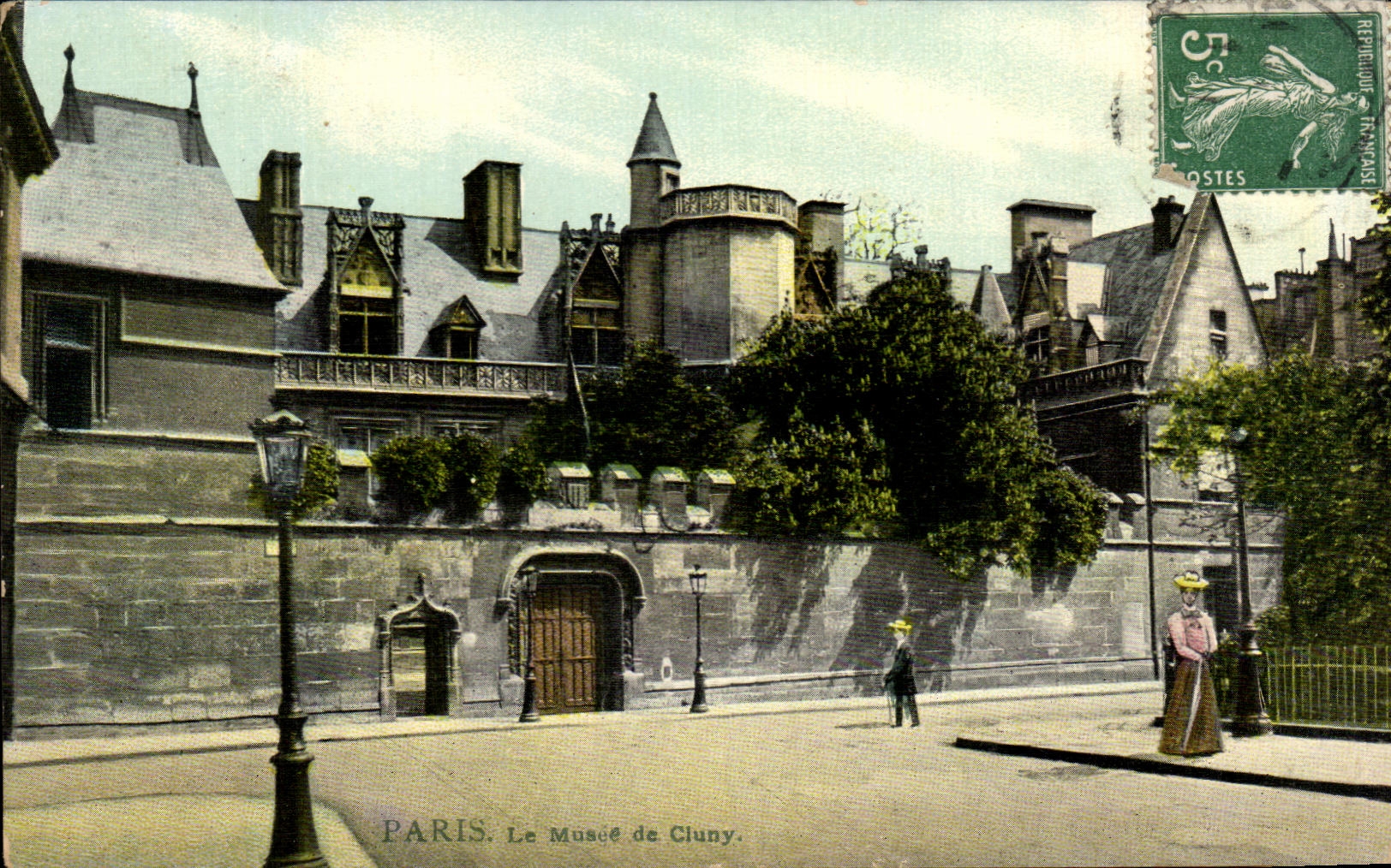 CPA Paris the museum of Cluny