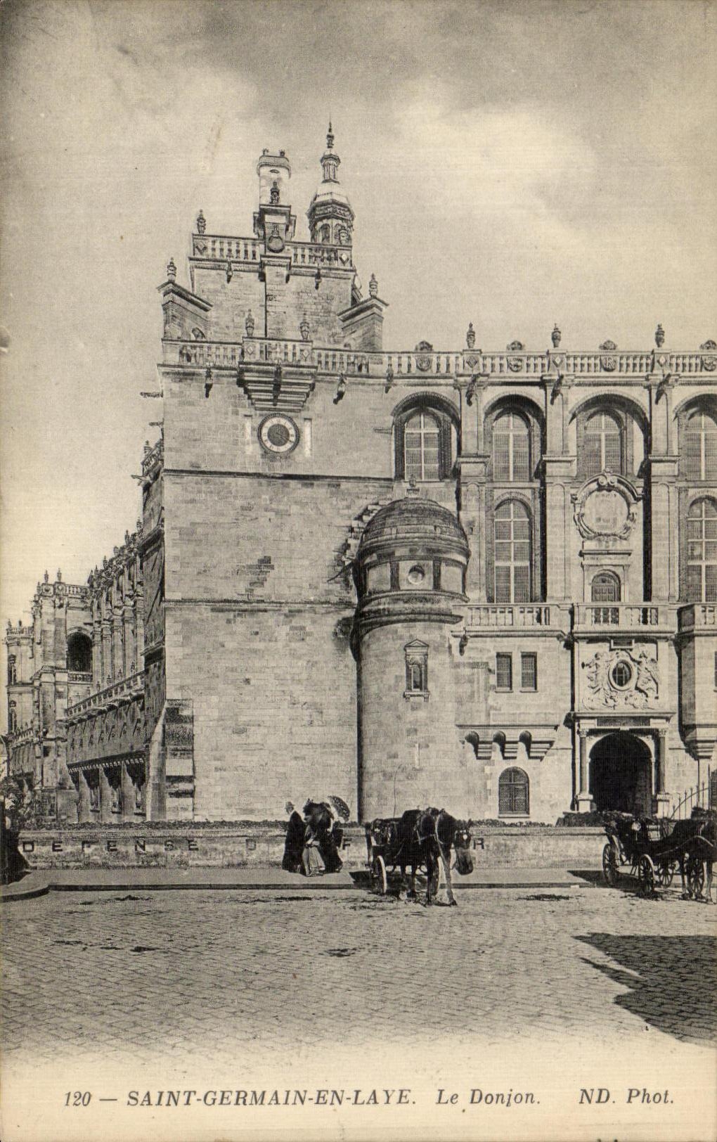 CPA Saint Germain En Laye Le Donjon