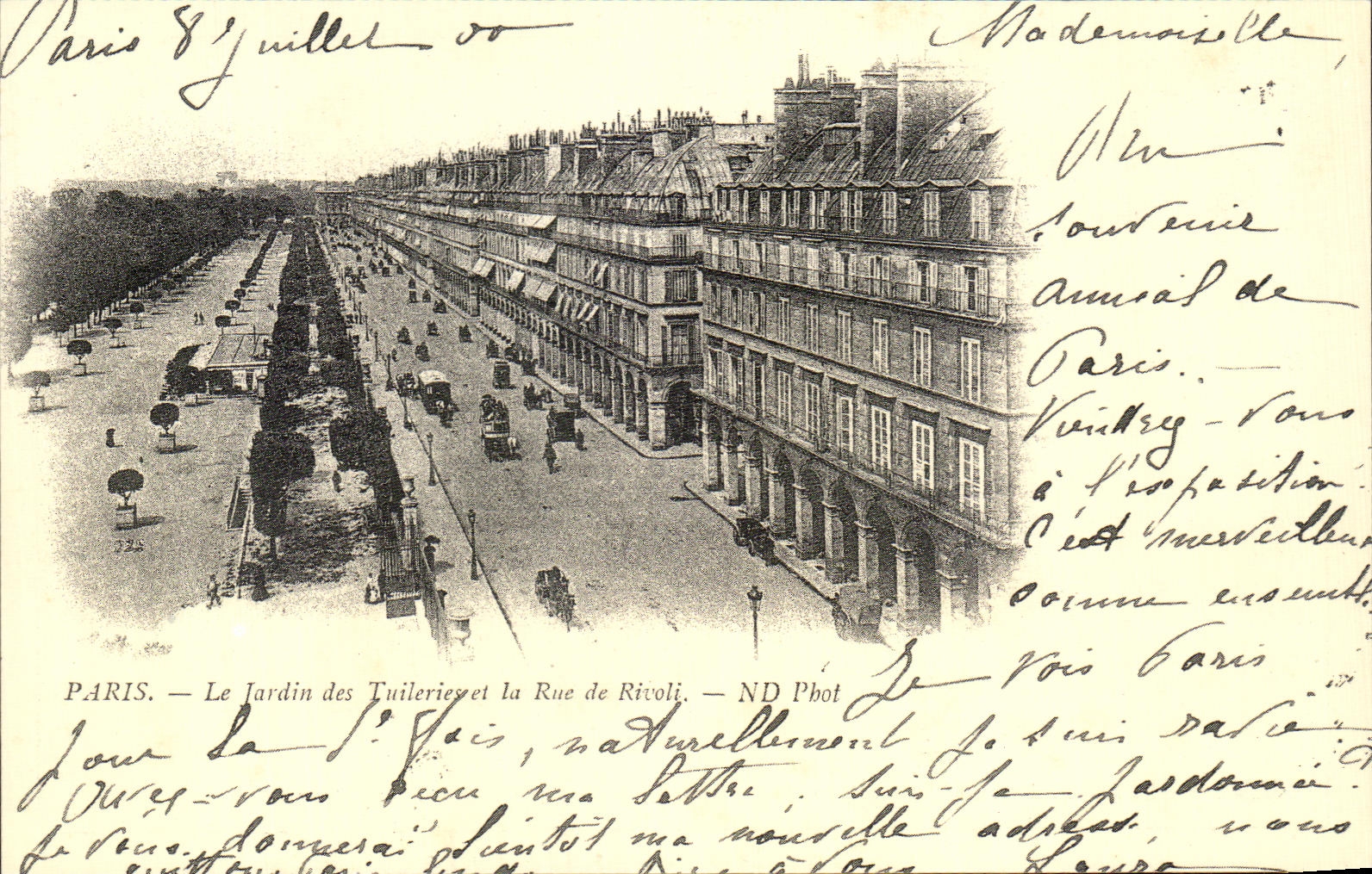REPRO Paris Le Jardin des Tuilerieset La Rue de Rivoli