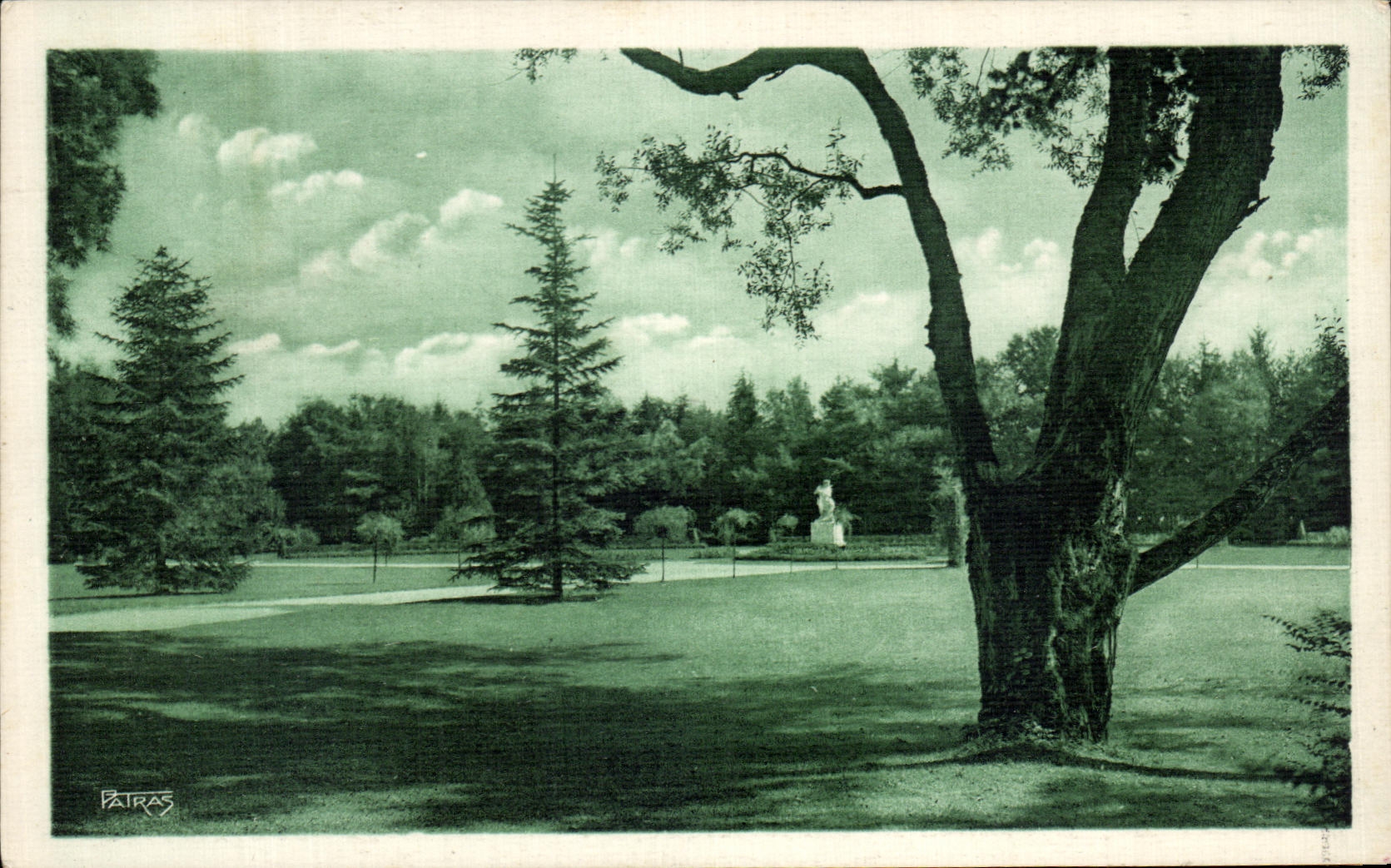 CPA Vittel a Corner of the Park