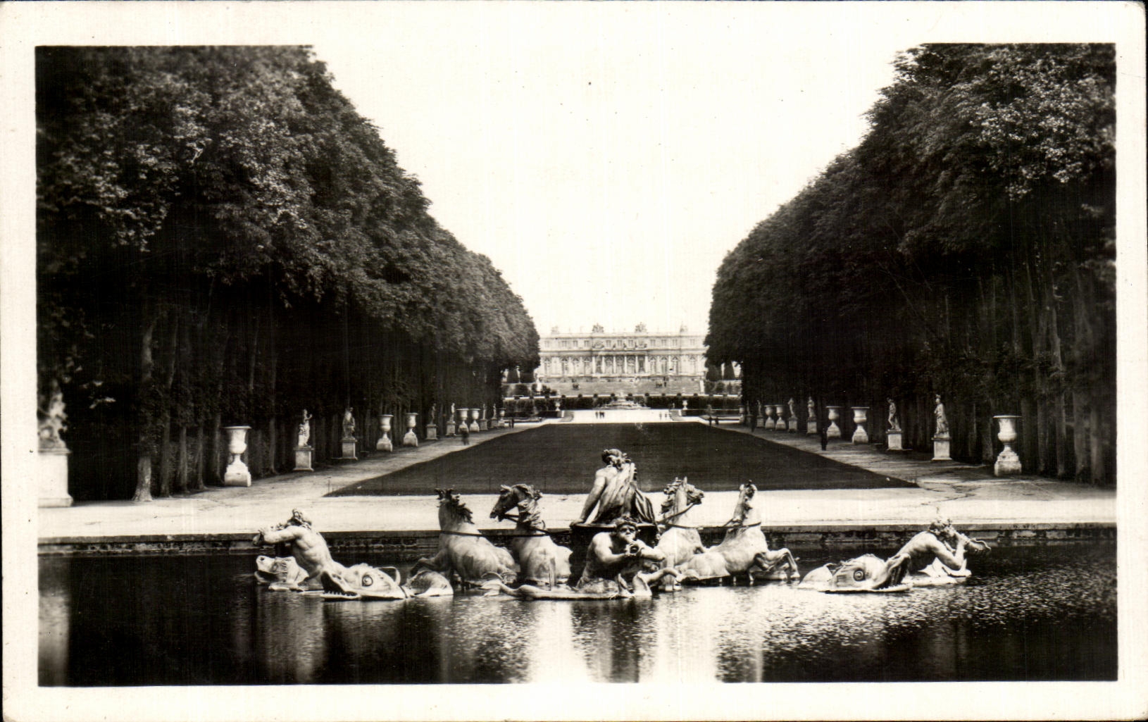 CPA Versailles Le Pare allee Royale Et Bassin D'Apollon