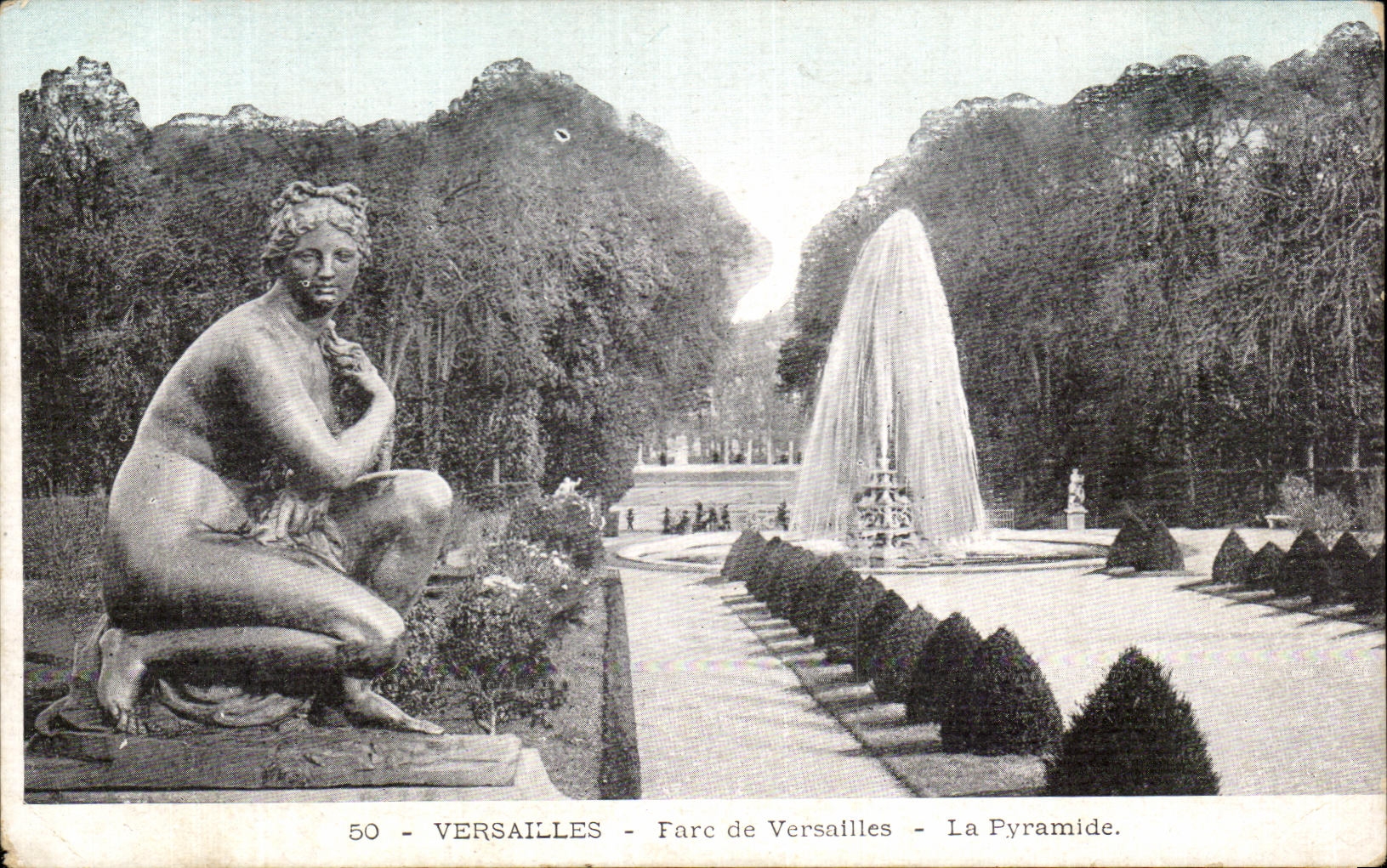 CPA Versailles Parc De Versailles La Pyramide